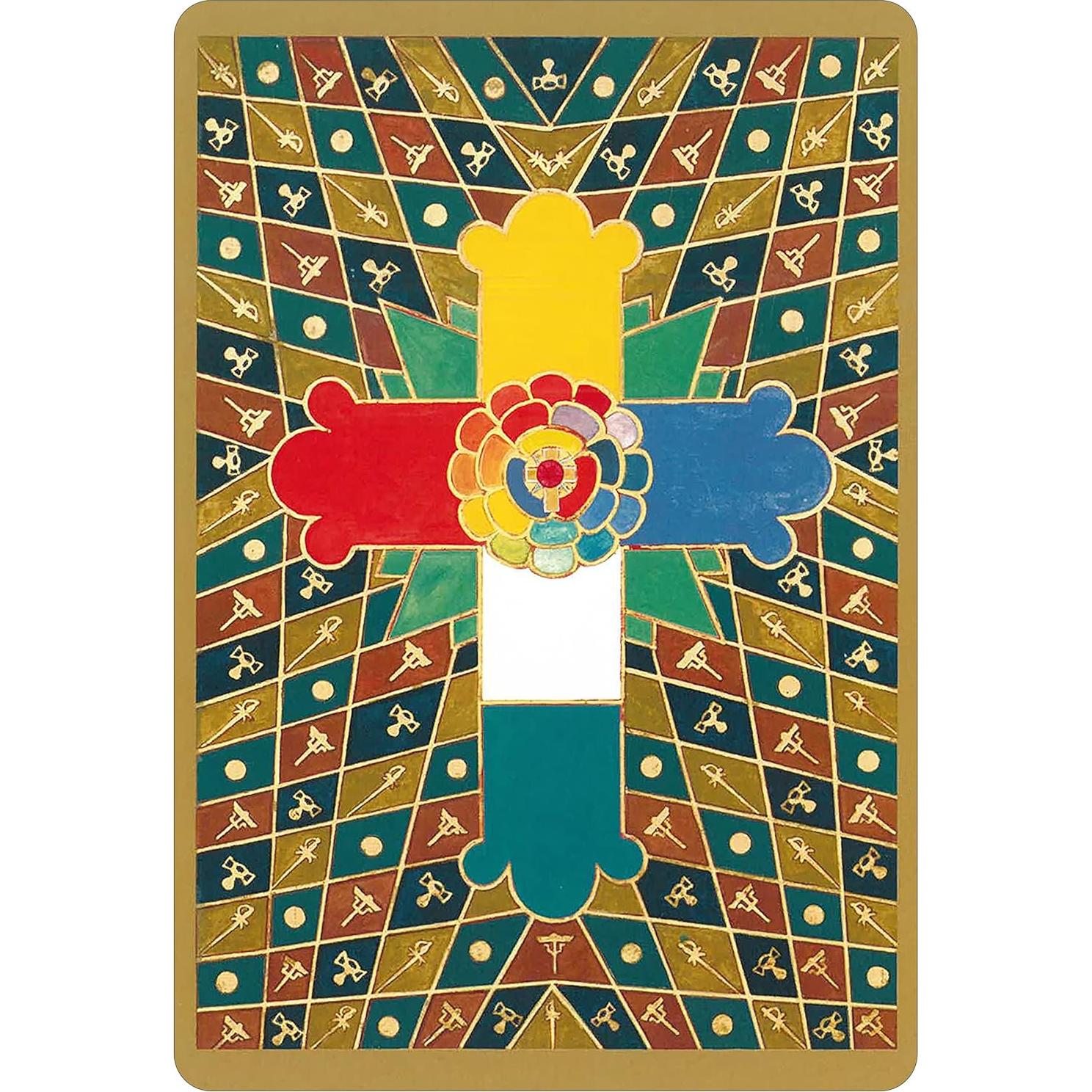 Crowley Pocket Tarot Deck: Pocket-Sized 78-Card Crowley Thoth Deck by Aleister Crowley, Painted by Lady Frieda Harris, with Egyptian Symbolism, Qabalistic & Astrological Insights, Includes Booklet