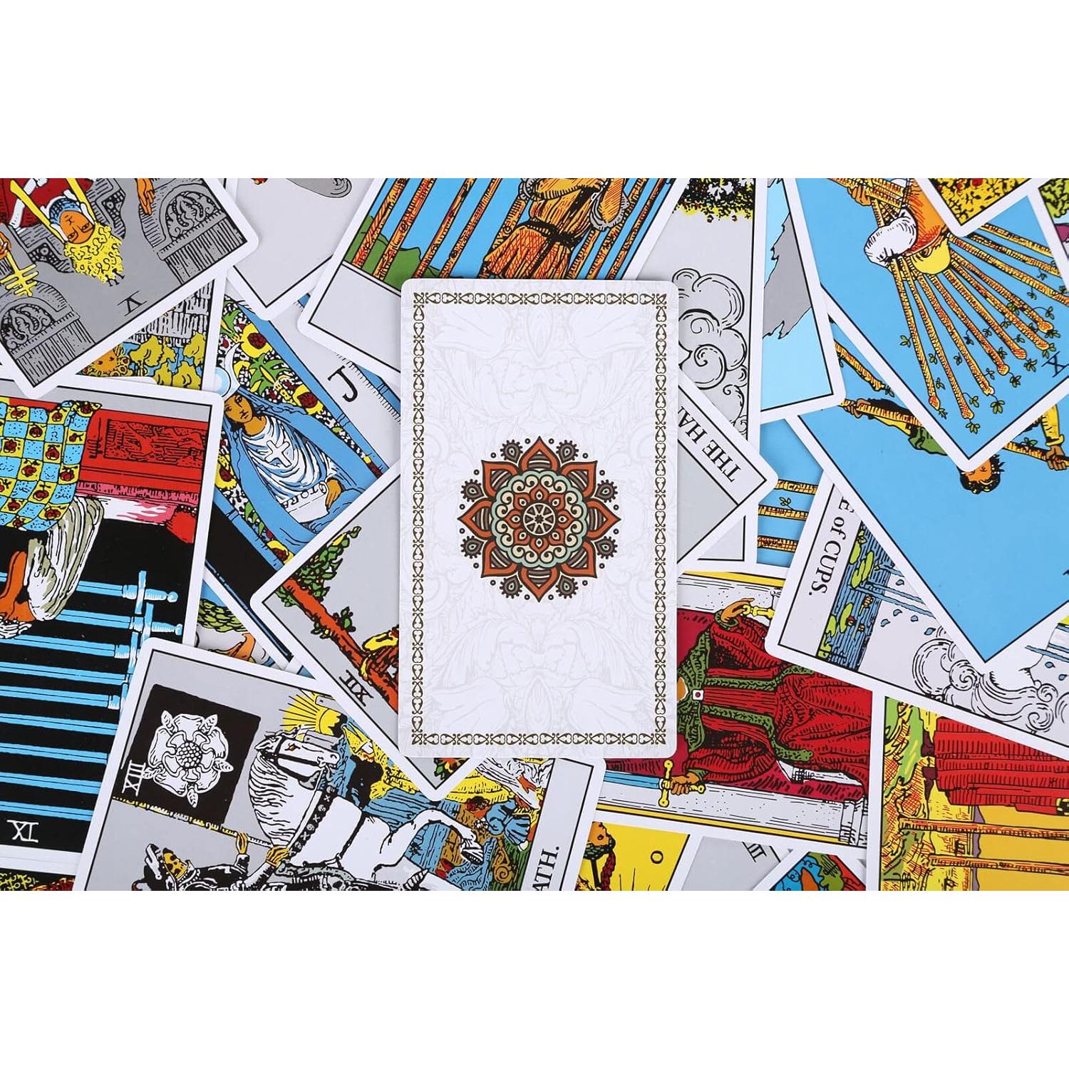 Baraja de Tarot Clásica Dionisio con Guía en Español - 350 GSM