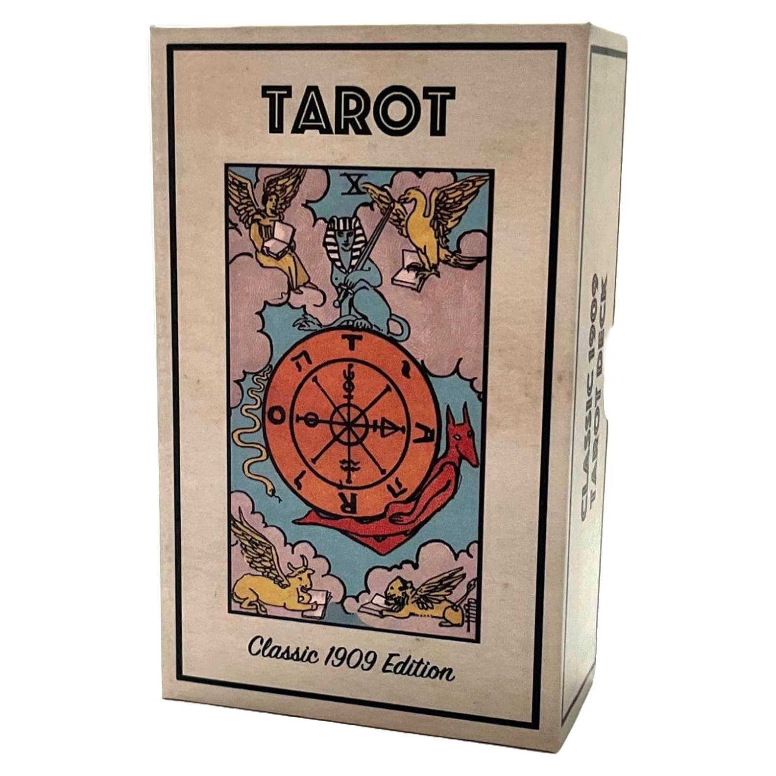 Baraja de Tarot Clásica 1909 Vieux Monde - Acabado de Lino