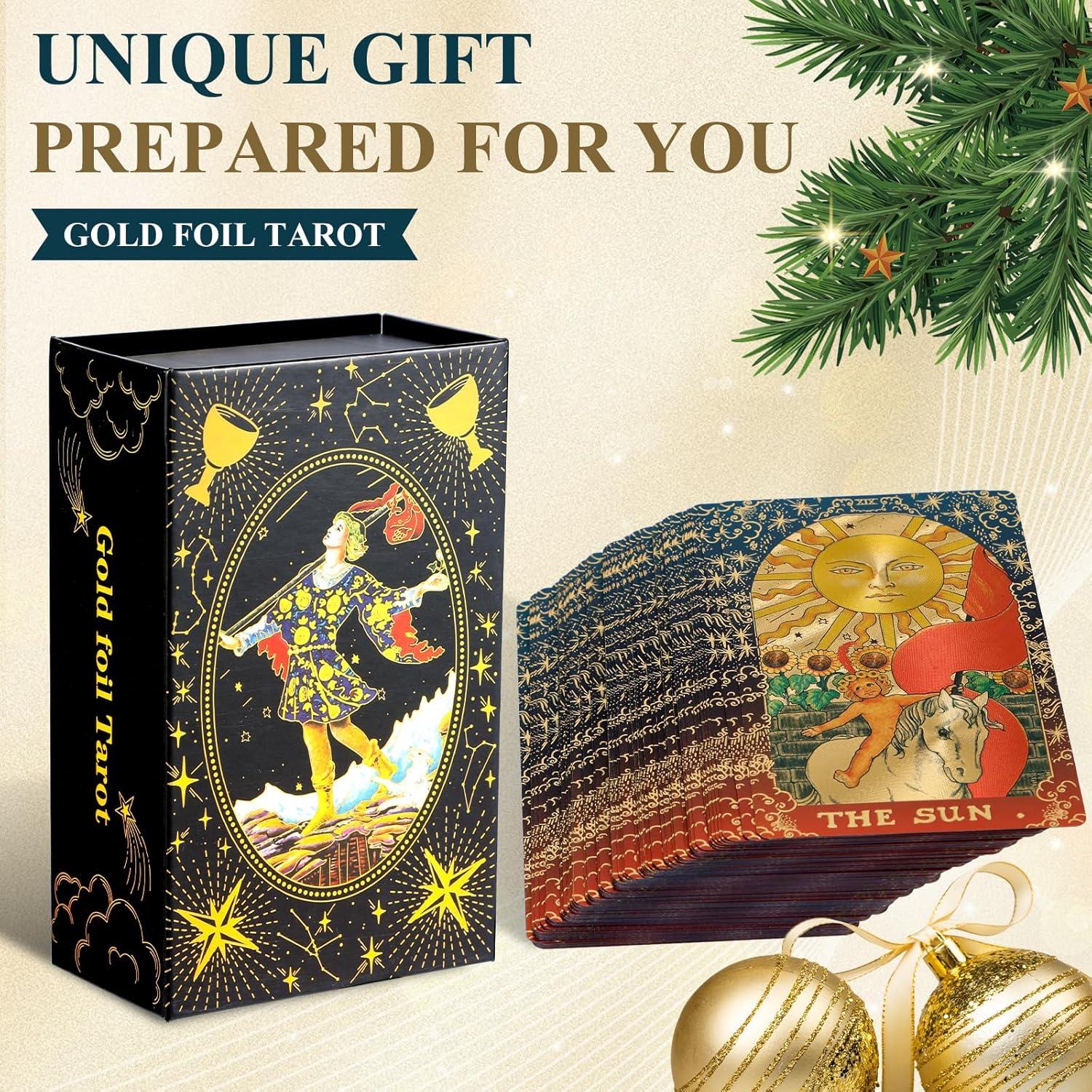 Baraja de Tarot KIINO 78 Cartas con Caja de Regalo y Guía