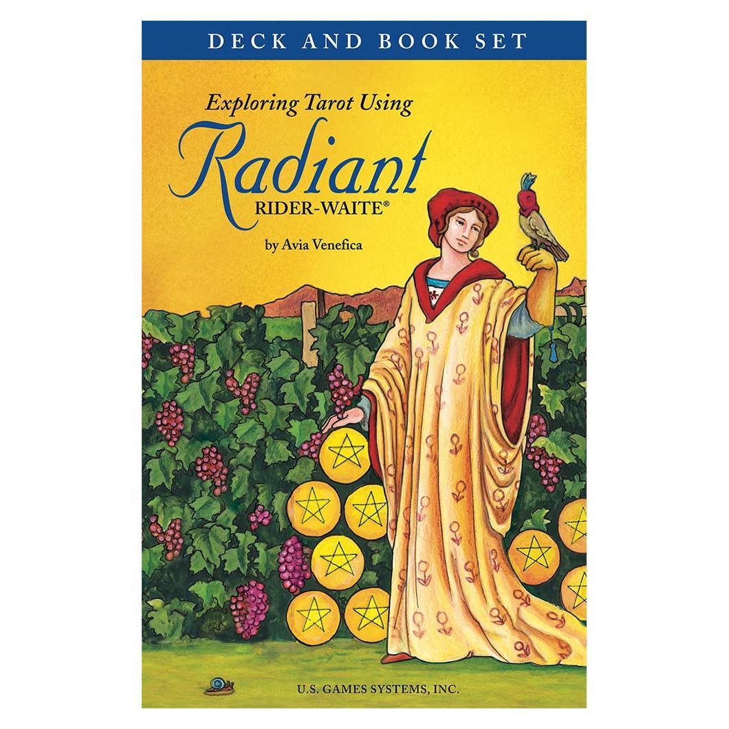 Exploring Tarot Using Radiant Rider-Waite® Deck & Book Set: Beginner-Friendly Starter Set, Complete 78-Card Radiant Rider-Waite® Tarot Deck, 272-Page ... Sheet, Learn Tarot, Refresh Tarot Skills