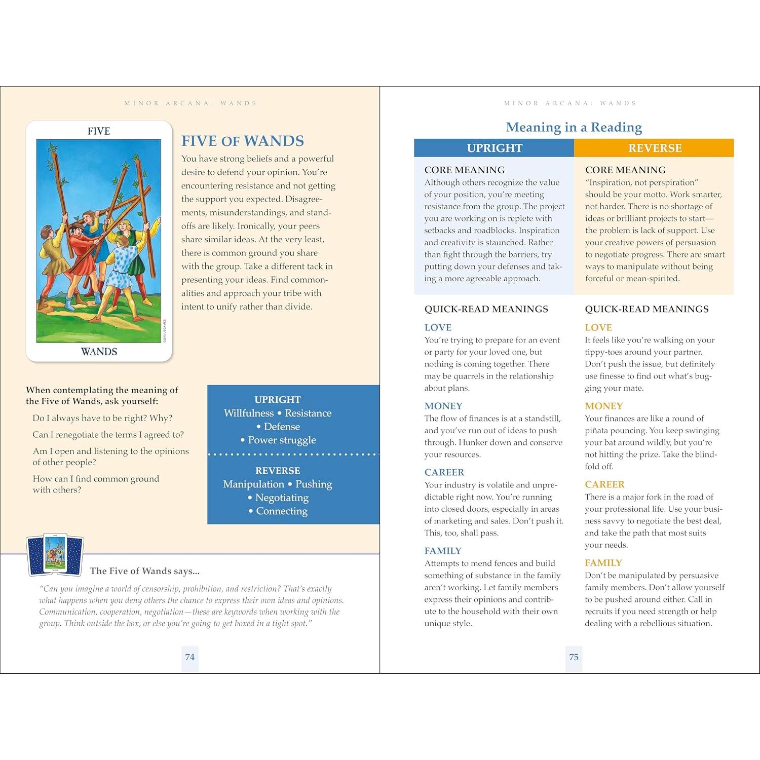 Exploring Tarot Using Radiant Rider-Waite® Deck & Book Set: Beginner-Friendly Starter Set, Complete 78-Card Radiant Rider-Waite® Tarot Deck, 272-Page ... Sheet, Learn Tarot, Refresh Tarot Skills
