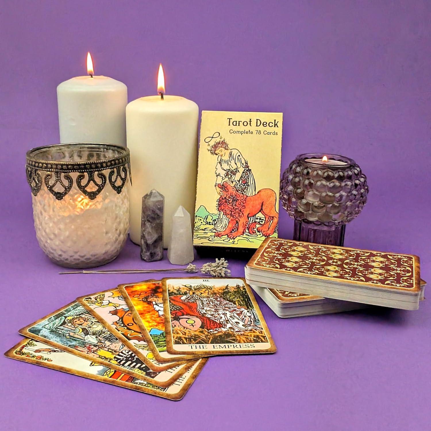 Baraja de Tarot Caldera Mágica Estilo Rider Waite 6.99x12.07cm