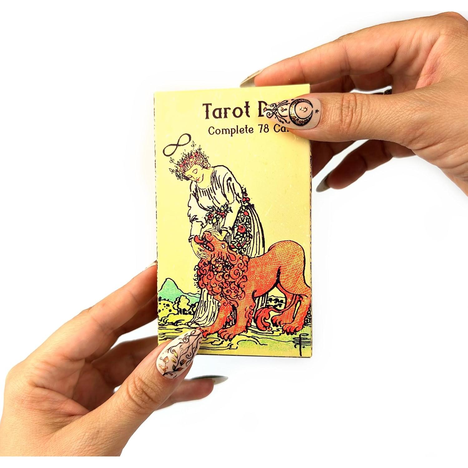 Baraja de Tarot Caldera Mágica Estilo Rider Waite 6.99x12.07cm