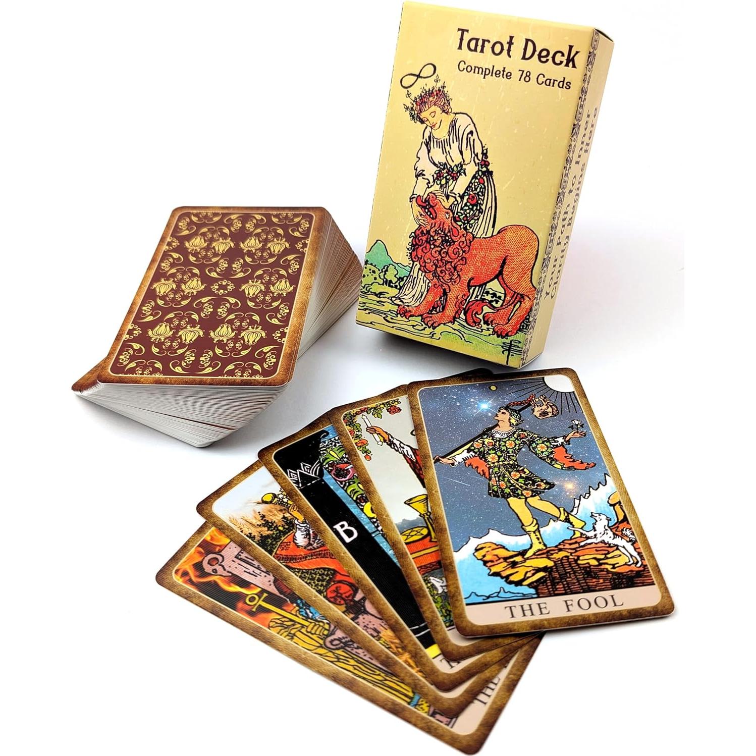 Baraja de Tarot Caldera Mágica Estilo Rider Waite 6.99x12.07cm