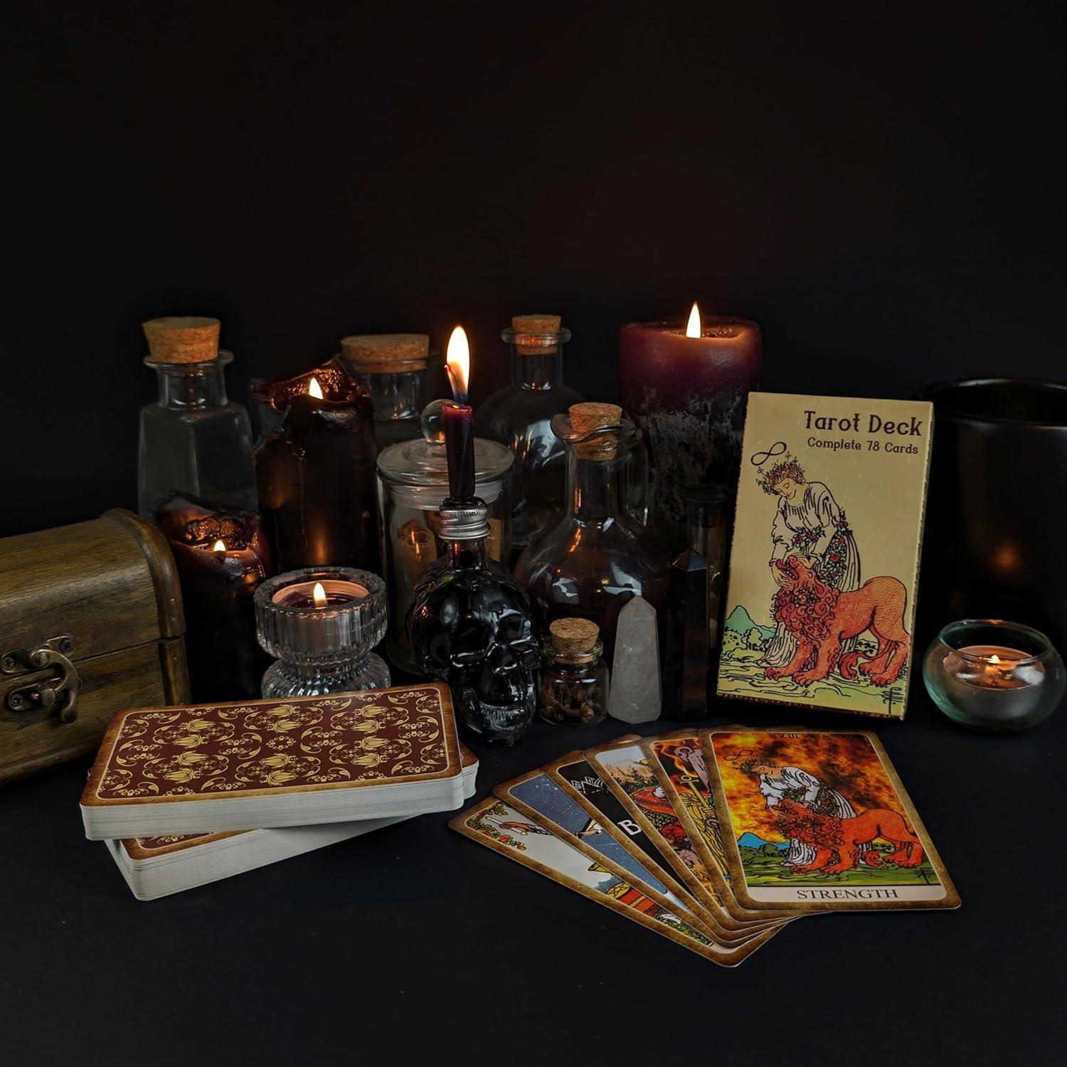 Baraja de Tarot Caldera Mágica Estilo Rider Waite 6.99x12.07cm