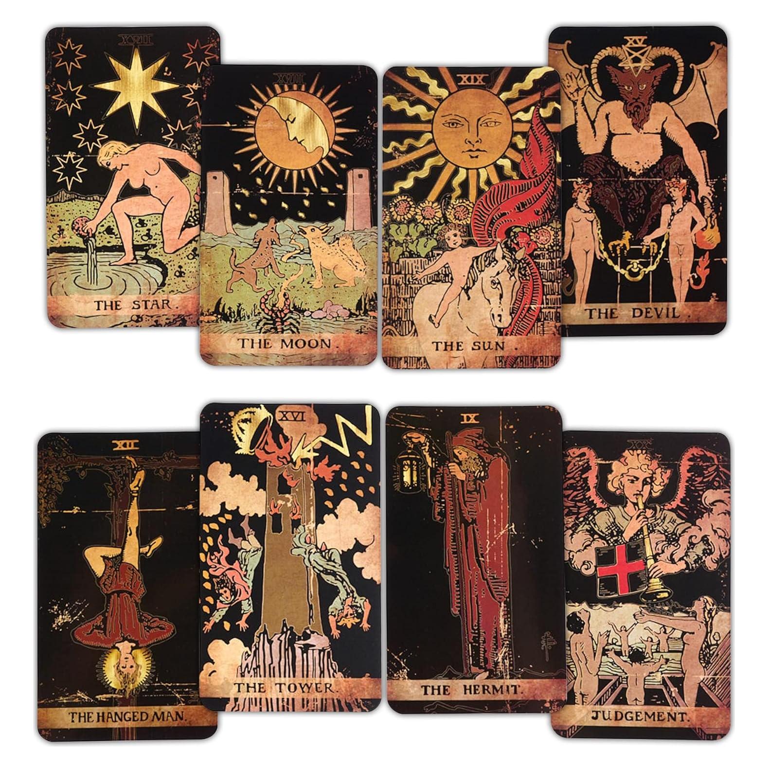Baraja de Tarot CRAFTERIAN 78 Cartas con Guía y Caja