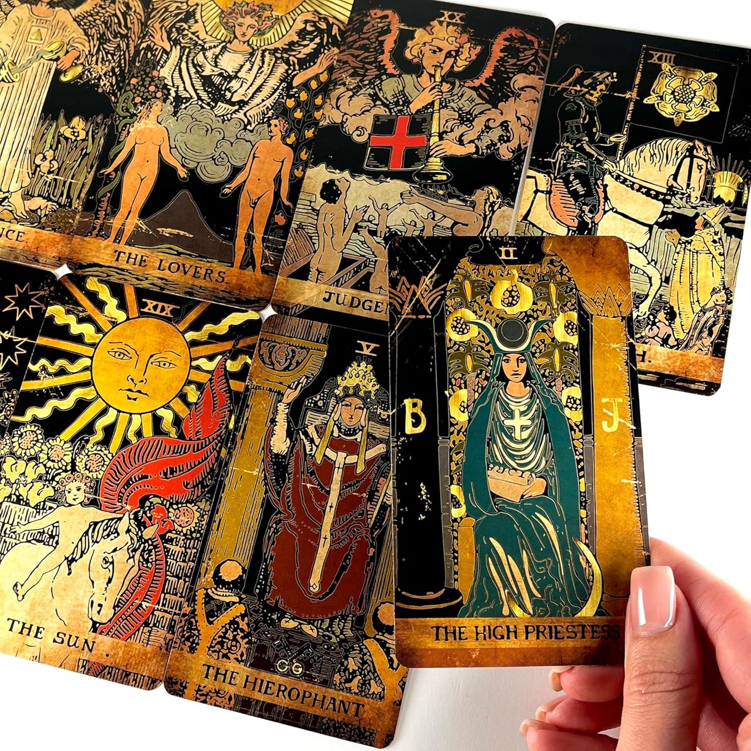 Baraja de Tarot CRAFTERIAN 78 Cartas con Guía y Caja
