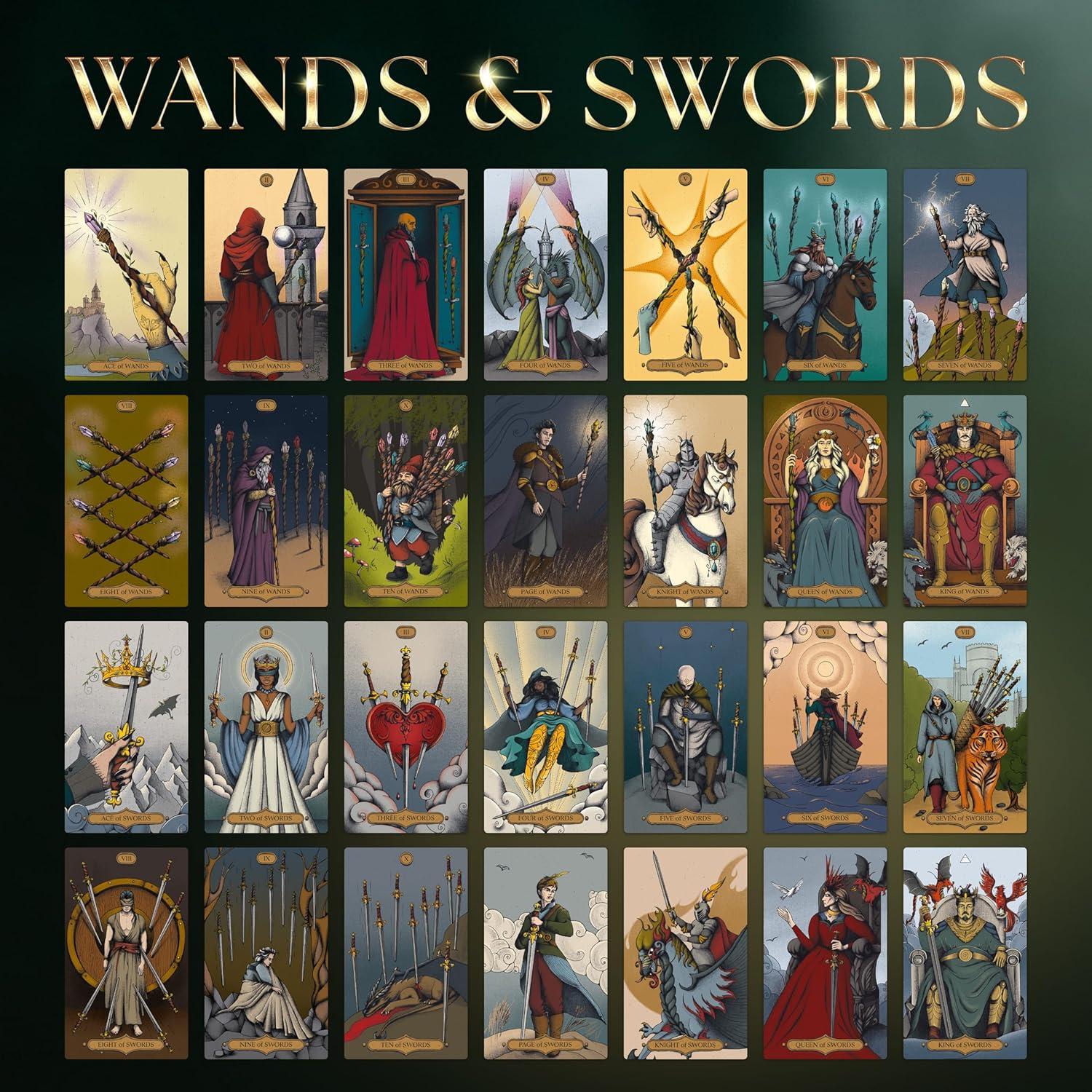 Baraja de Tarot Wyspell con Libro de Guía - 78 Cartas