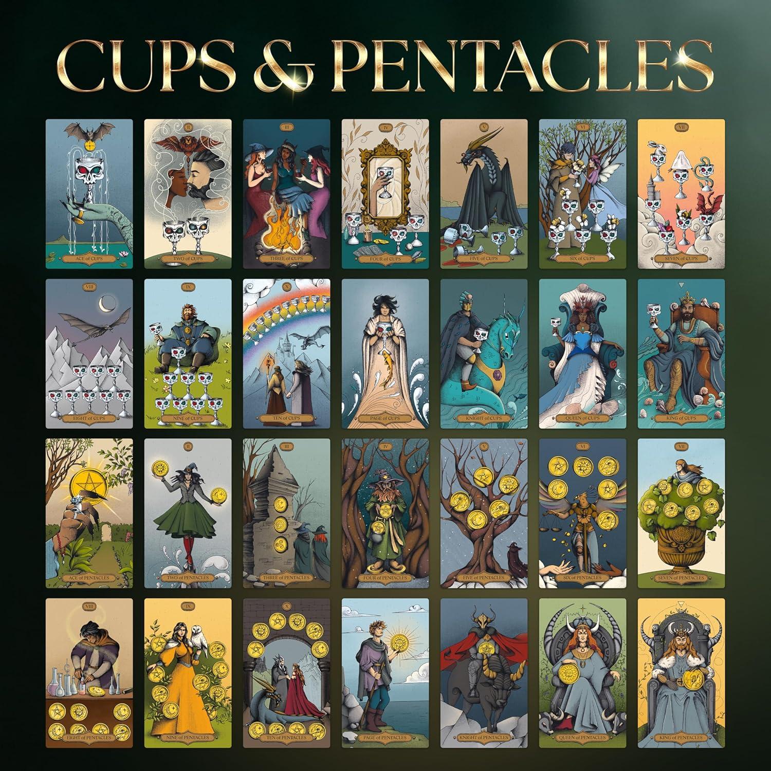 Baraja de Tarot Wyspell con Libro de Guía - 78 Cartas