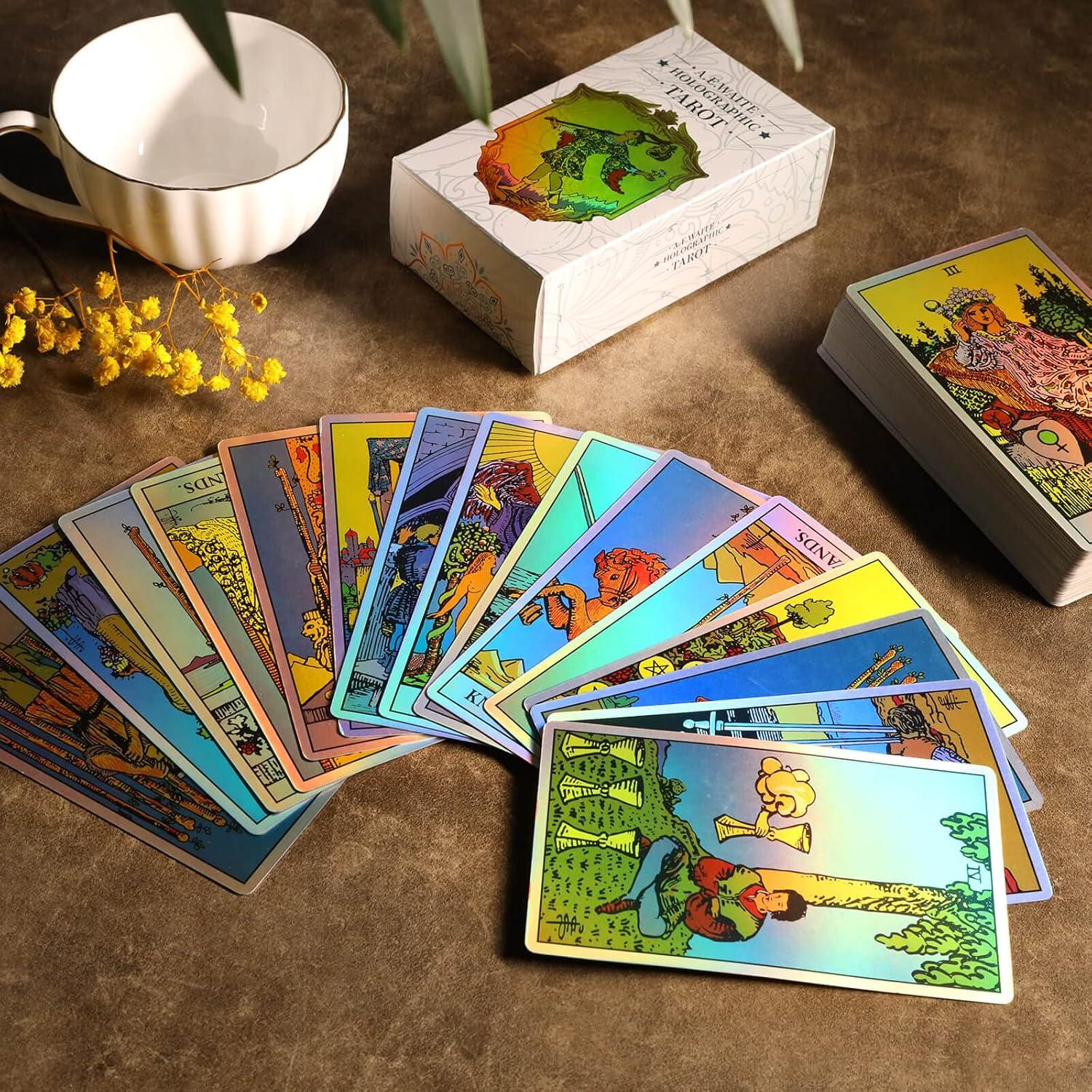 Baraja de Tarot Holográfica MagicSeer - 78 Cartas + Guía