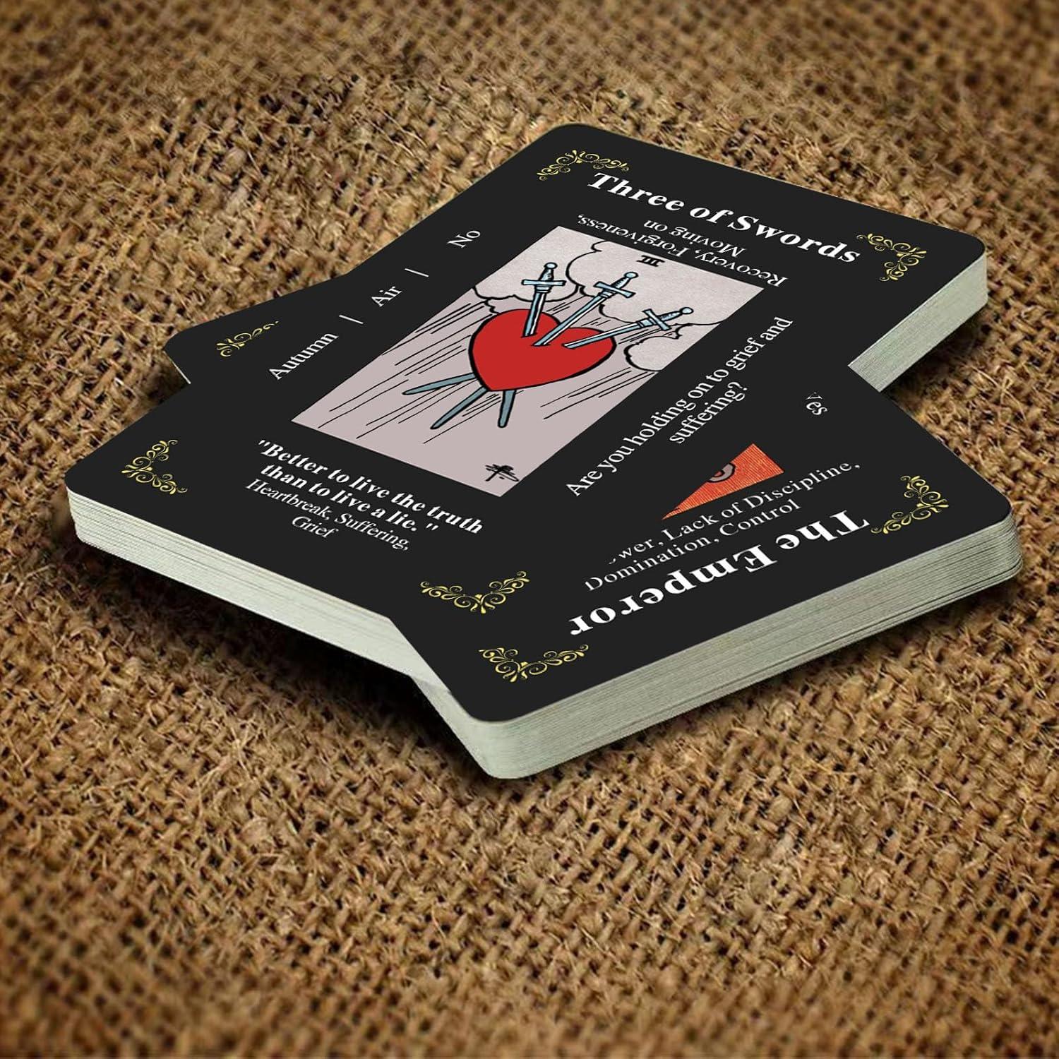 Baraja de Tarot Clásico GZSYXHJYXGS - 78 Cartas para Principiantes