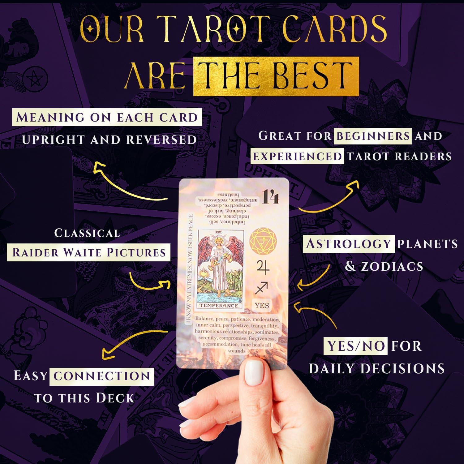 Baraja de Tarot para Principiantes Caldera Mágica 15x12cm