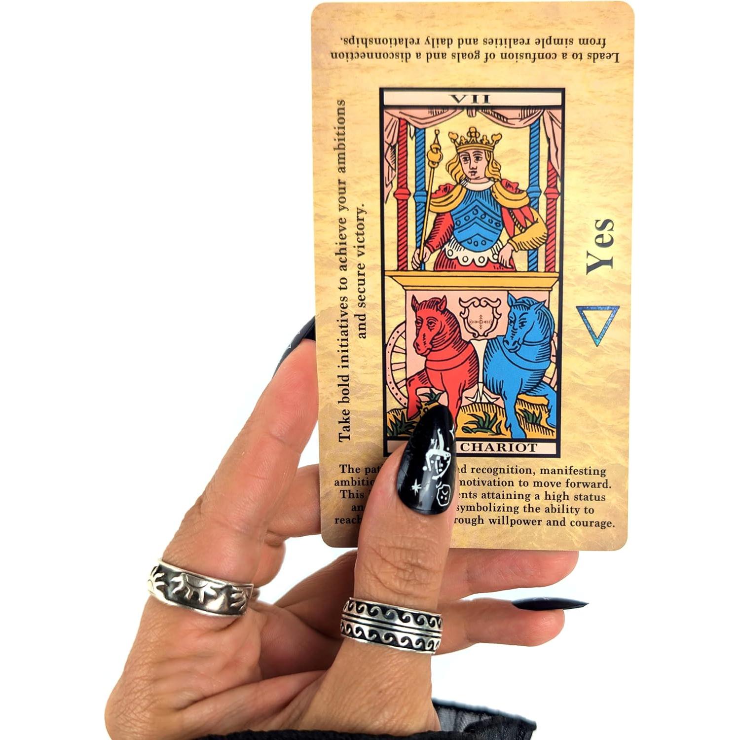 Tarot de Marsella Witchy Cauldron para Principiantes - Cartas con Significados en Inglés