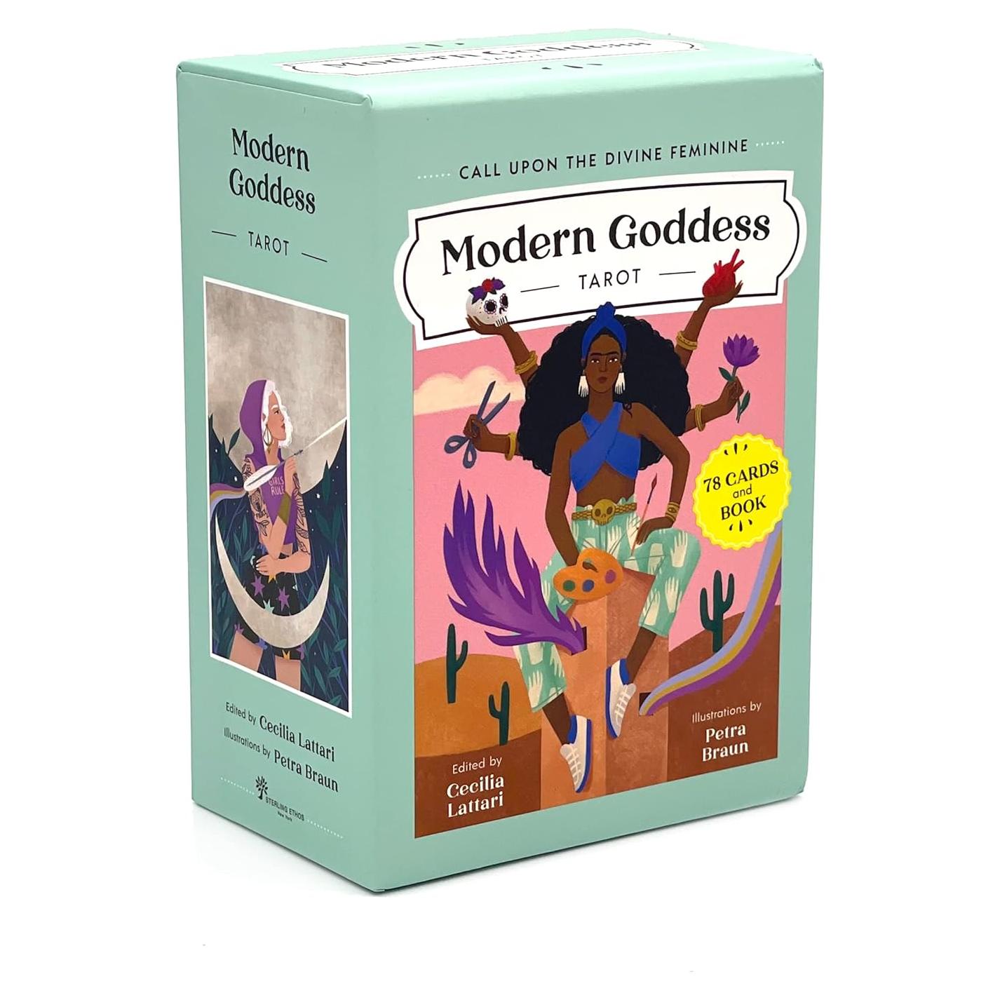 Modern Goddess Tarot Deck: Call Upon the Divine Feminine: A 78-Card Tarot Deck with Guidebook (Modern Tarot Library)