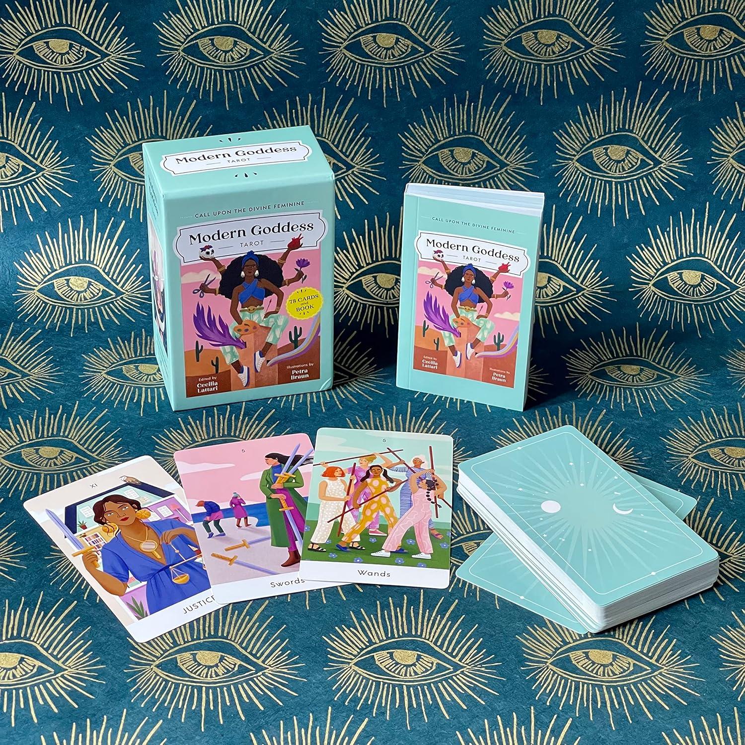 Modern Goddess Tarot Deck: Call Upon the Divine Feminine: A 78-Card Tarot Deck with Guidebook (Modern Tarot Library)
