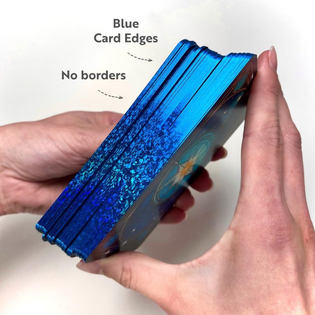 Cartas del Tarot CRAFTERIAN de Vidrio Templado 78 Barajas