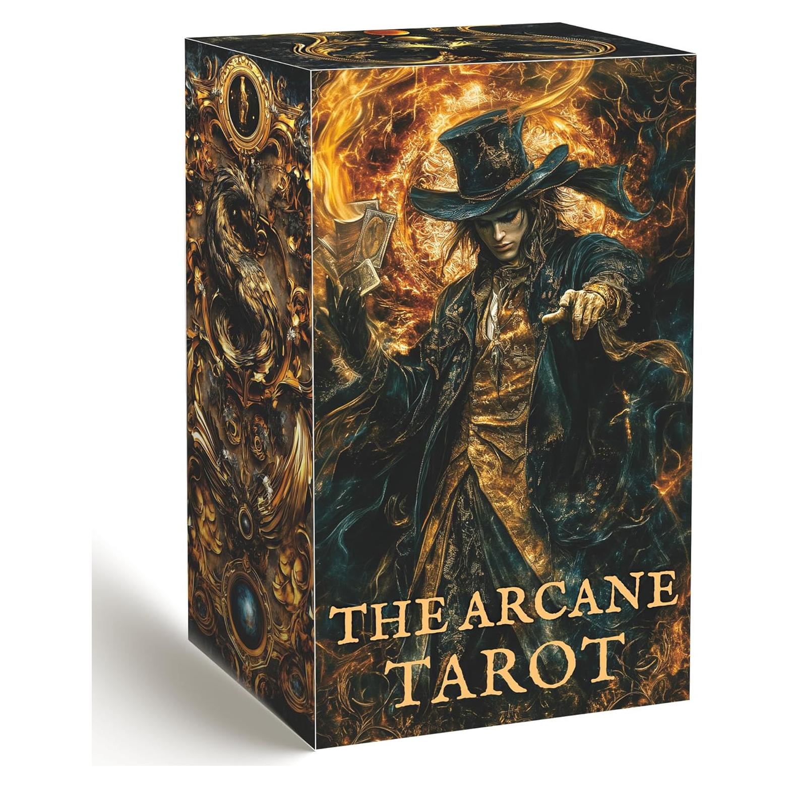 Baraja de Tarot Gótica Oscura xunjiatongda 78 Cartas con Guía