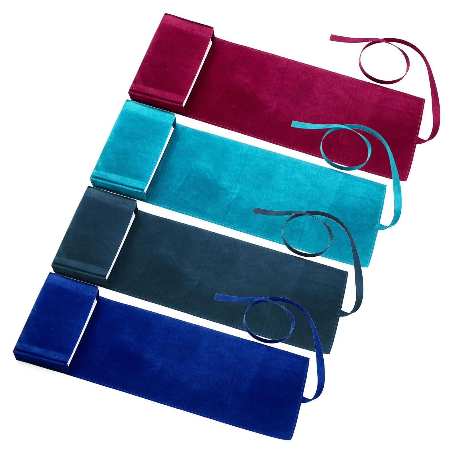 4 Fundas de Terciopelo para Cartas del Tarot Zhengmy 40x12 cm