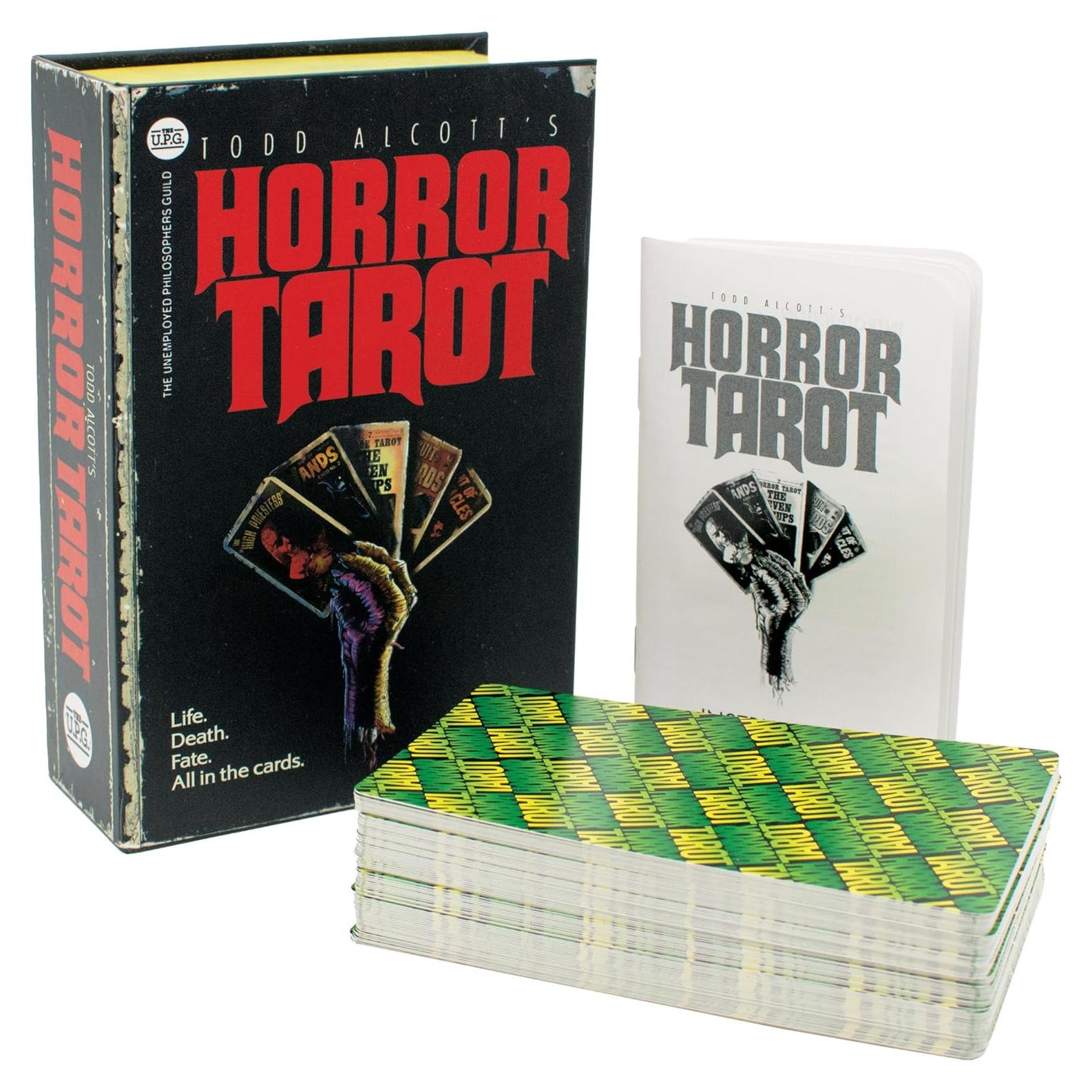 Tarot de Horror Todd Alcott - Baraja de 78 Cartas con Instrucciones