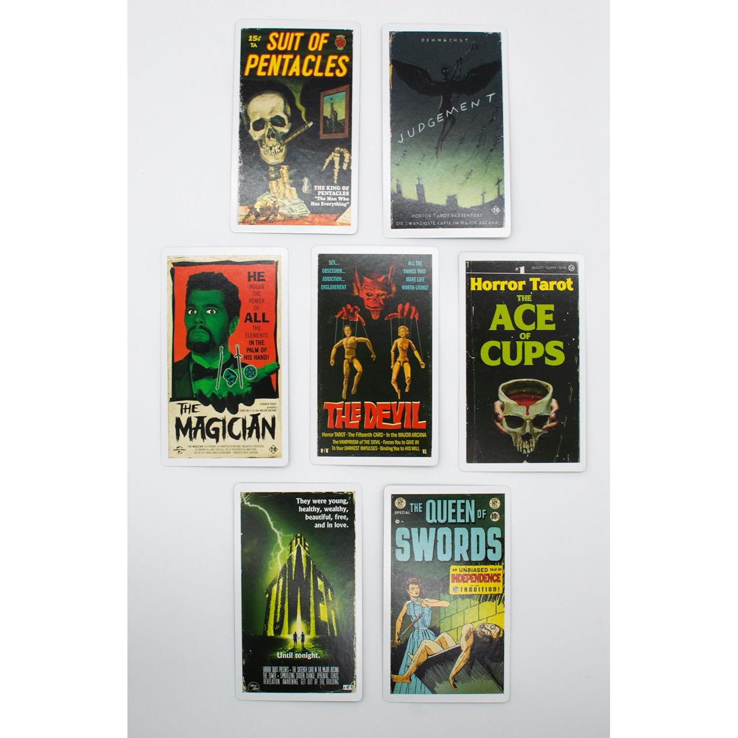 Tarot de Horror Todd Alcott - Baraja de 78 Cartas con Instrucciones