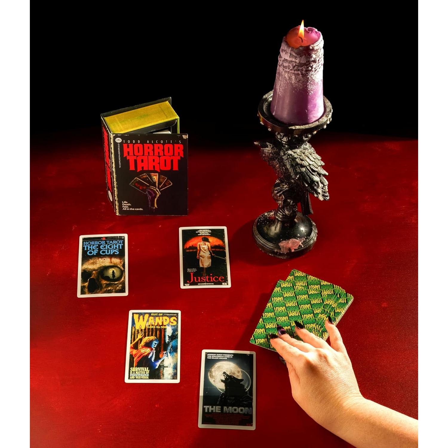 Tarot de Horror Todd Alcott - Baraja de 78 Cartas con Instrucciones