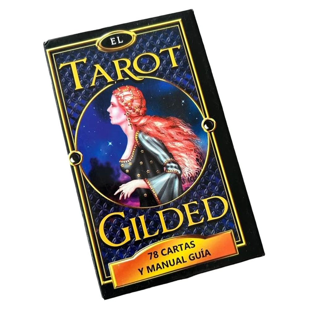 Baraja de Tarot Gilded en Español - 78 Cartas Ilustradas