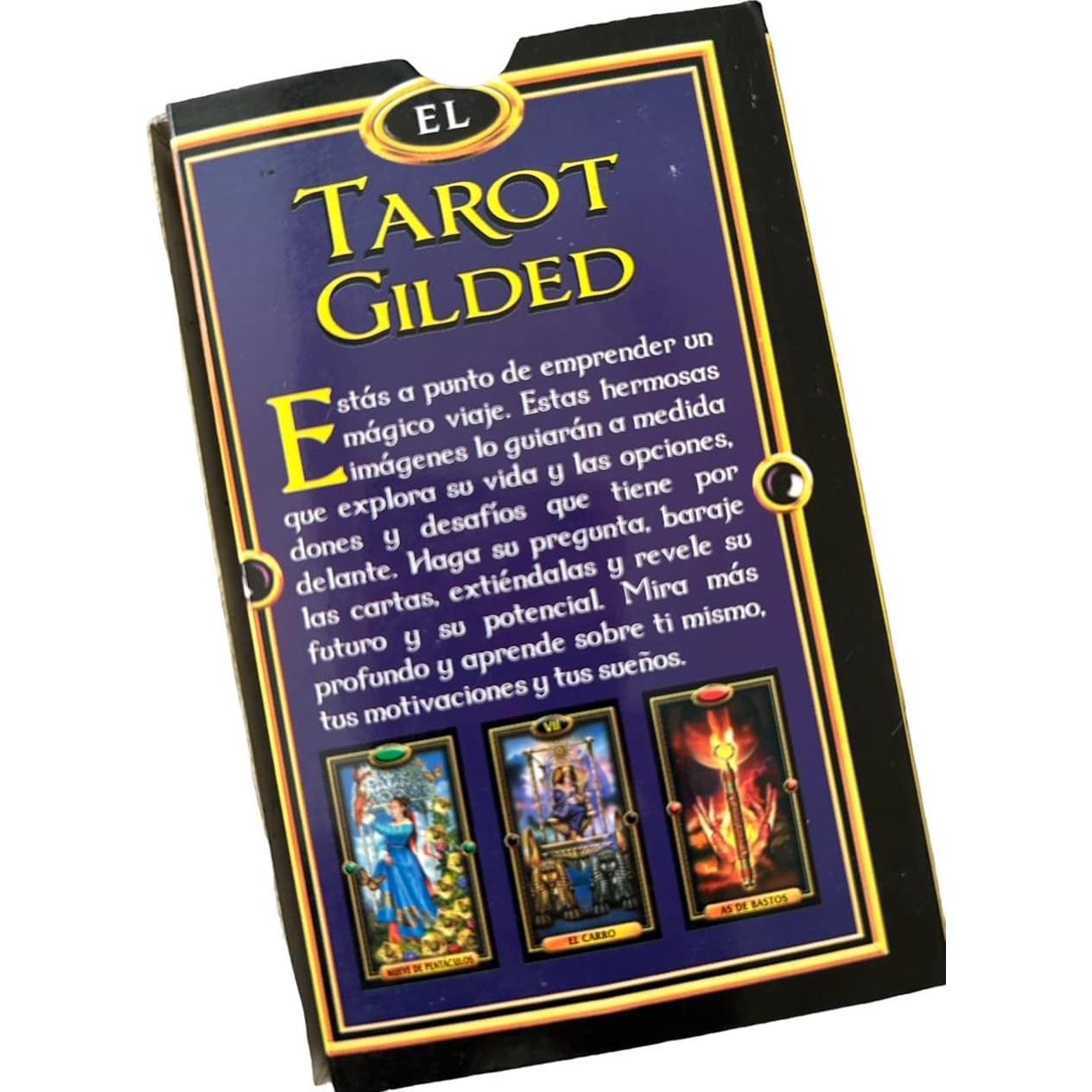 Baraja de Tarot Gilded en Español - 78 Cartas Ilustradas