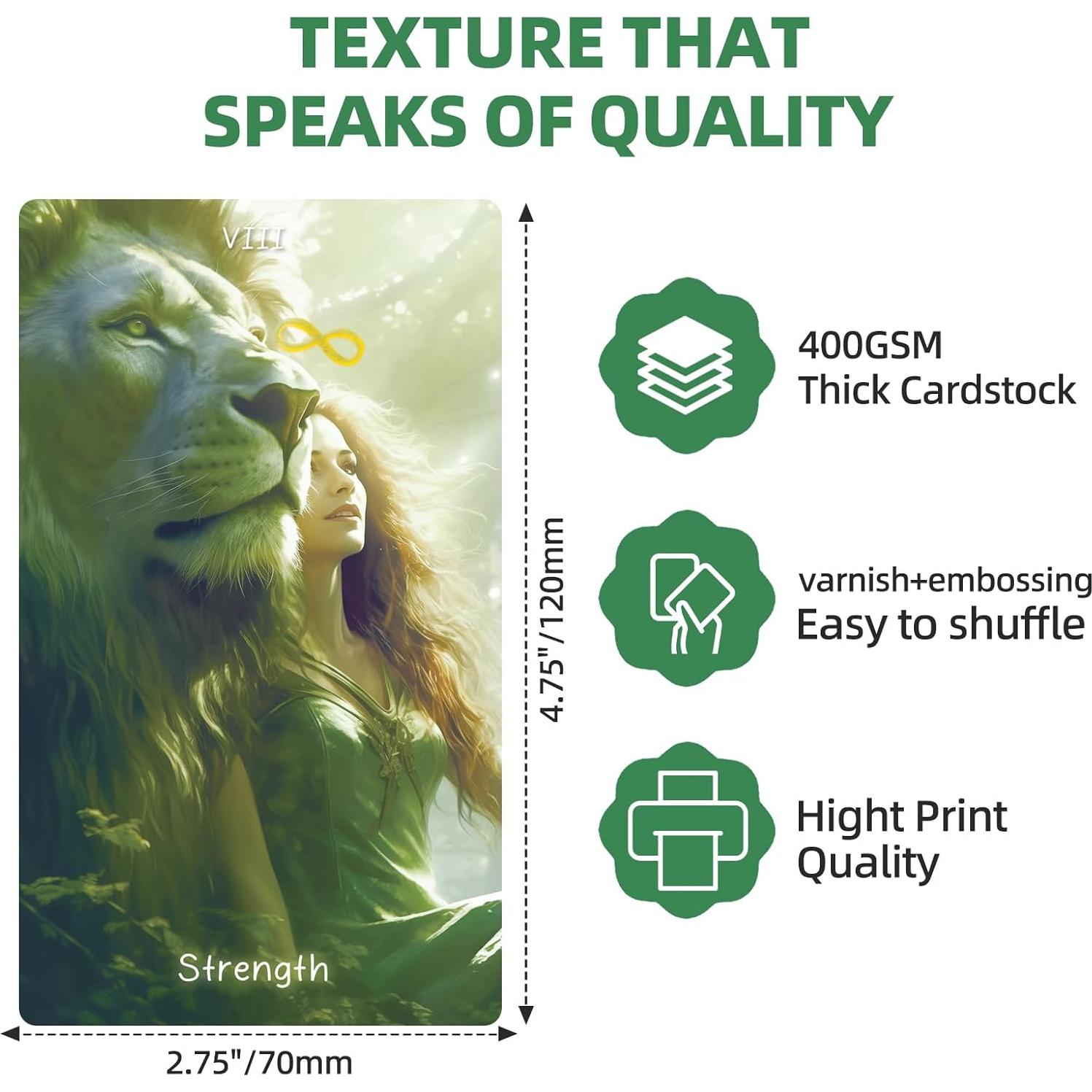 Cartas de Tarot Elfo Mekasthos 78 Piezas con Guía