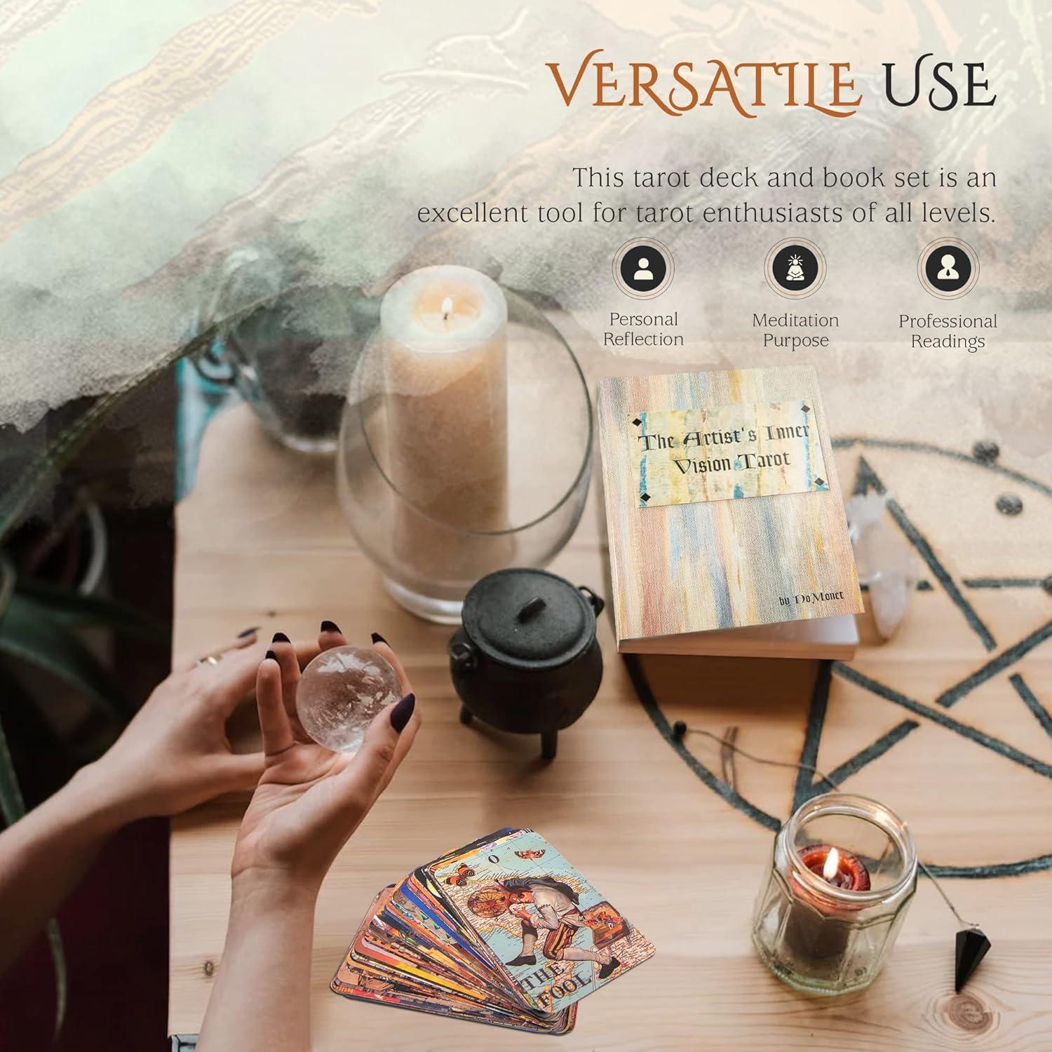 Tarot Colaborativo NoMonet - 78 Cartas + Libro Explicativo