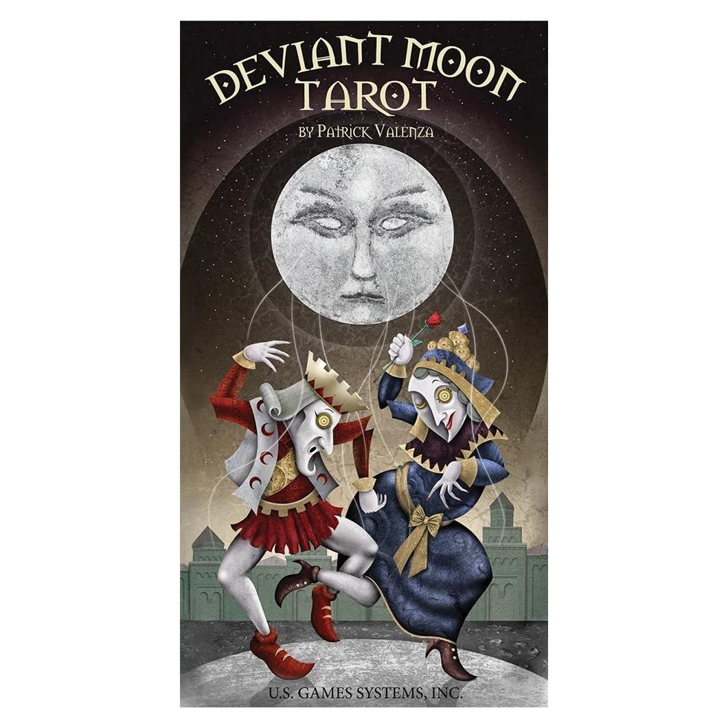 Deviant Moon Tarot Deck: 78-Card Surreal Tarot for Divination, Shadow Work & Dream Journaling