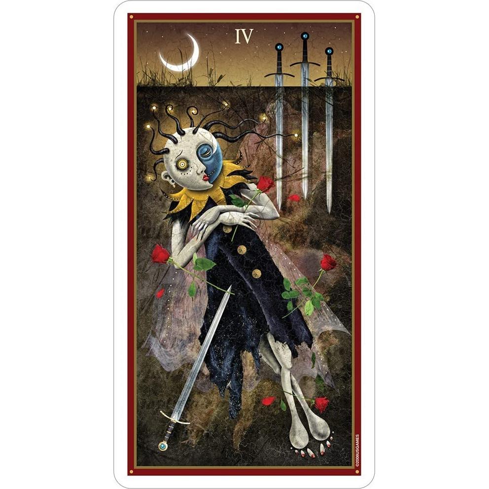 Deviant Moon Tarot Deck: 78-Card Surreal Tarot for Divination, Shadow Work & Dream Journaling
