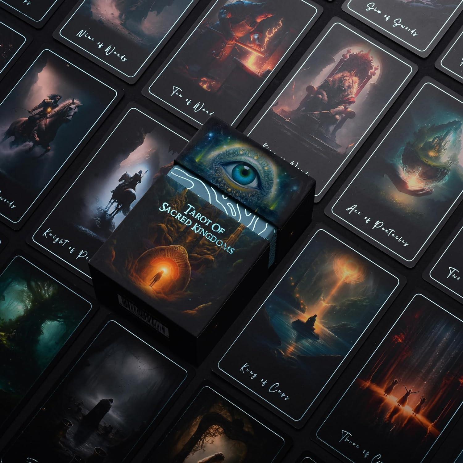 Baraja de Tarot Magia Lunar de la Tierra - 78 Cartas con Guía