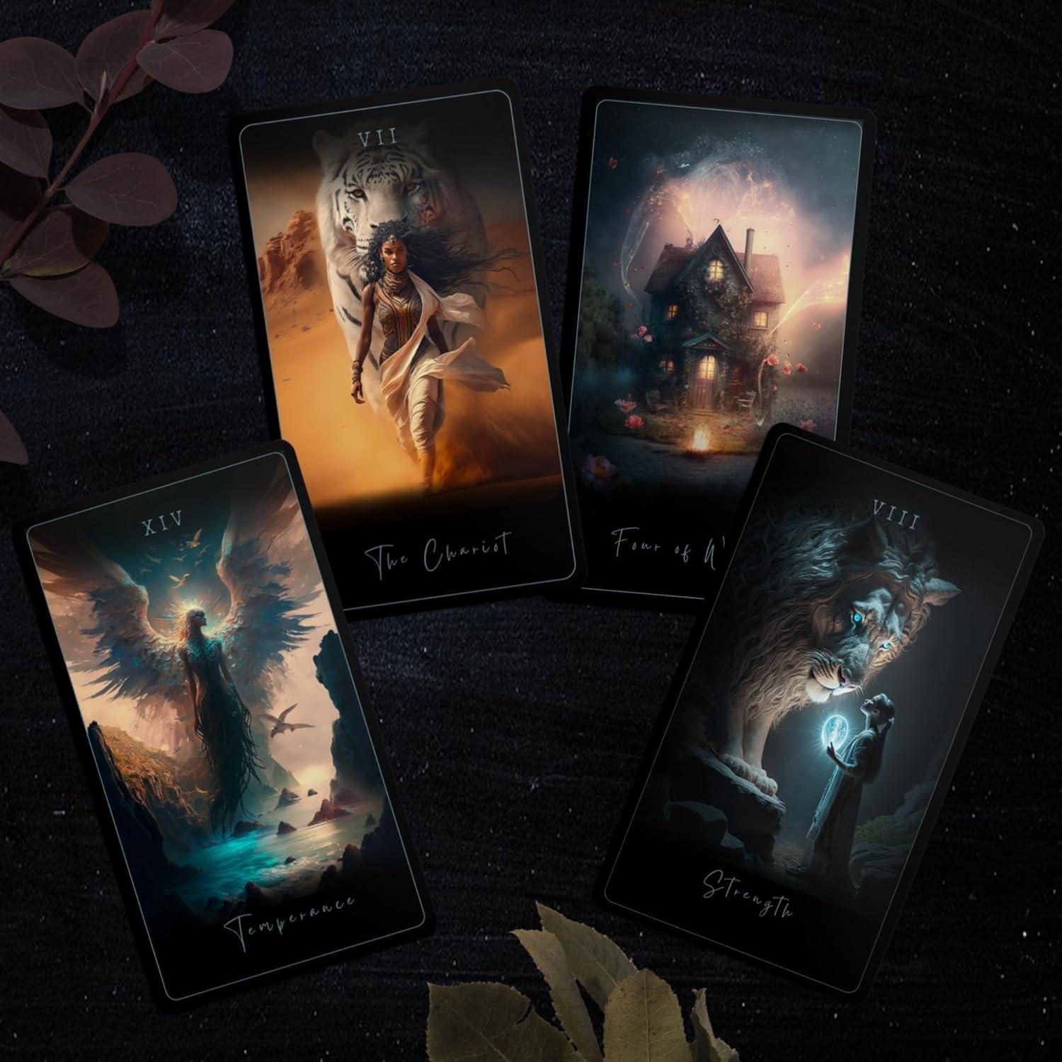 Baraja de Tarot Magia Lunar de la Tierra - 78 Cartas con Guía