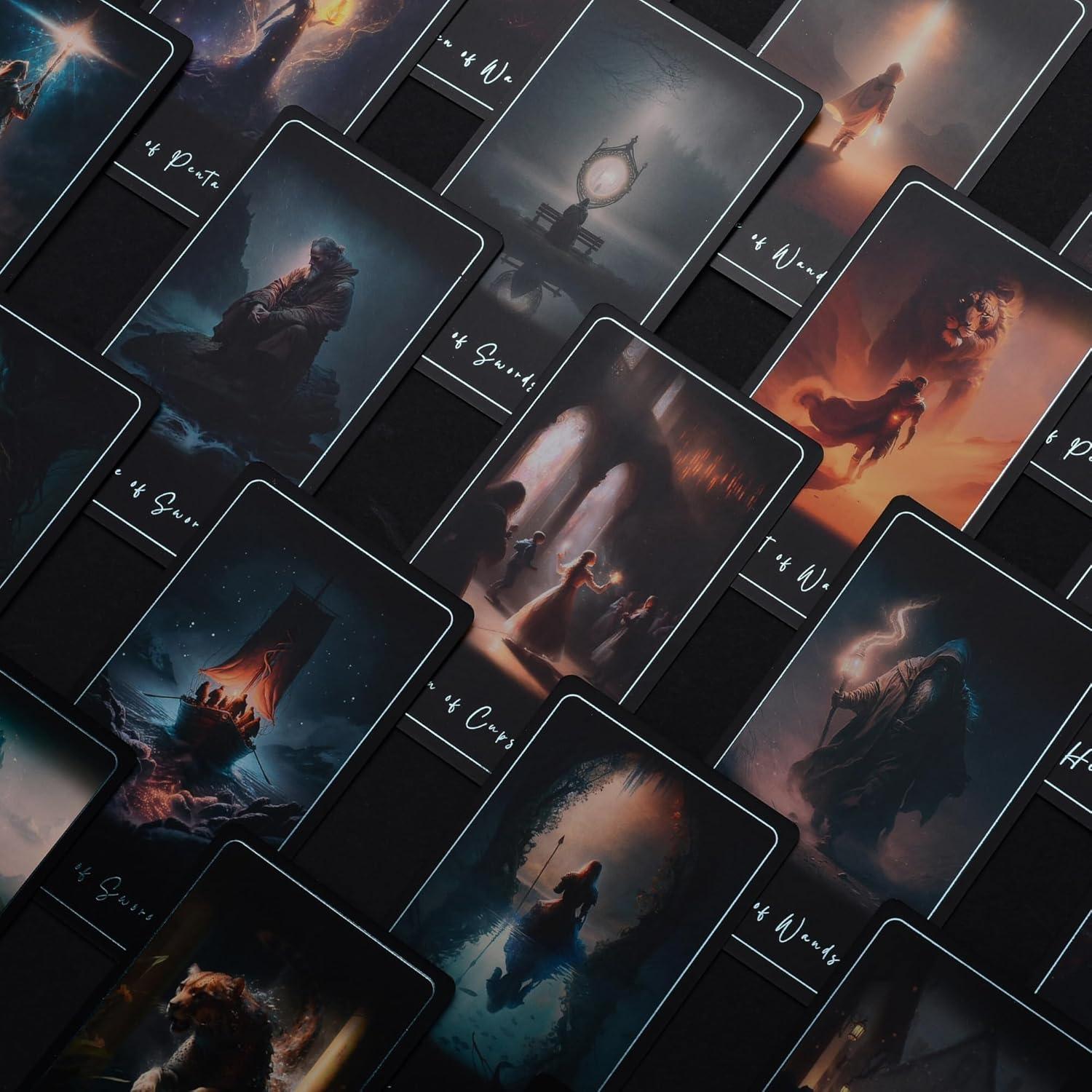 Baraja de Tarot Magia Lunar de la Tierra - 78 Cartas con Guía