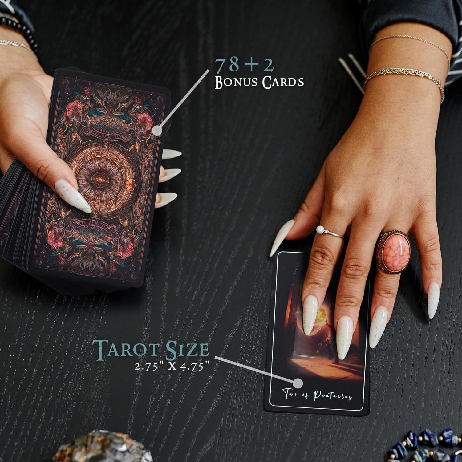 Baraja de Tarot Magia Lunar de la Tierra - 78 Cartas con Guía