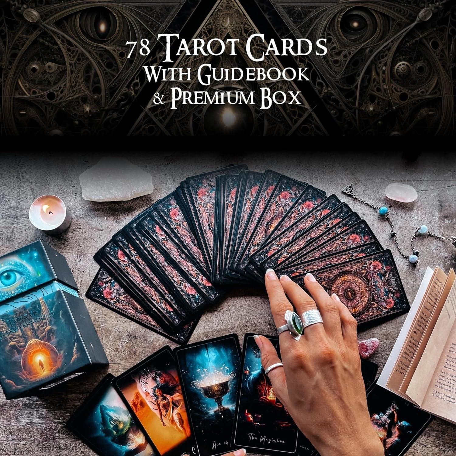Baraja de Tarot Magia Lunar de la Tierra - 78 Cartas con Guía