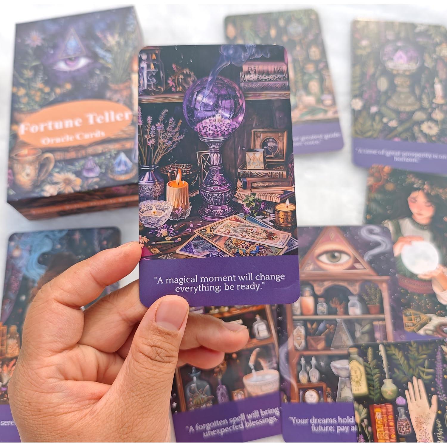 Cartas Oráculo de Adivinación Han Yu Bowen - 56 cartas 12.7x6.9cm