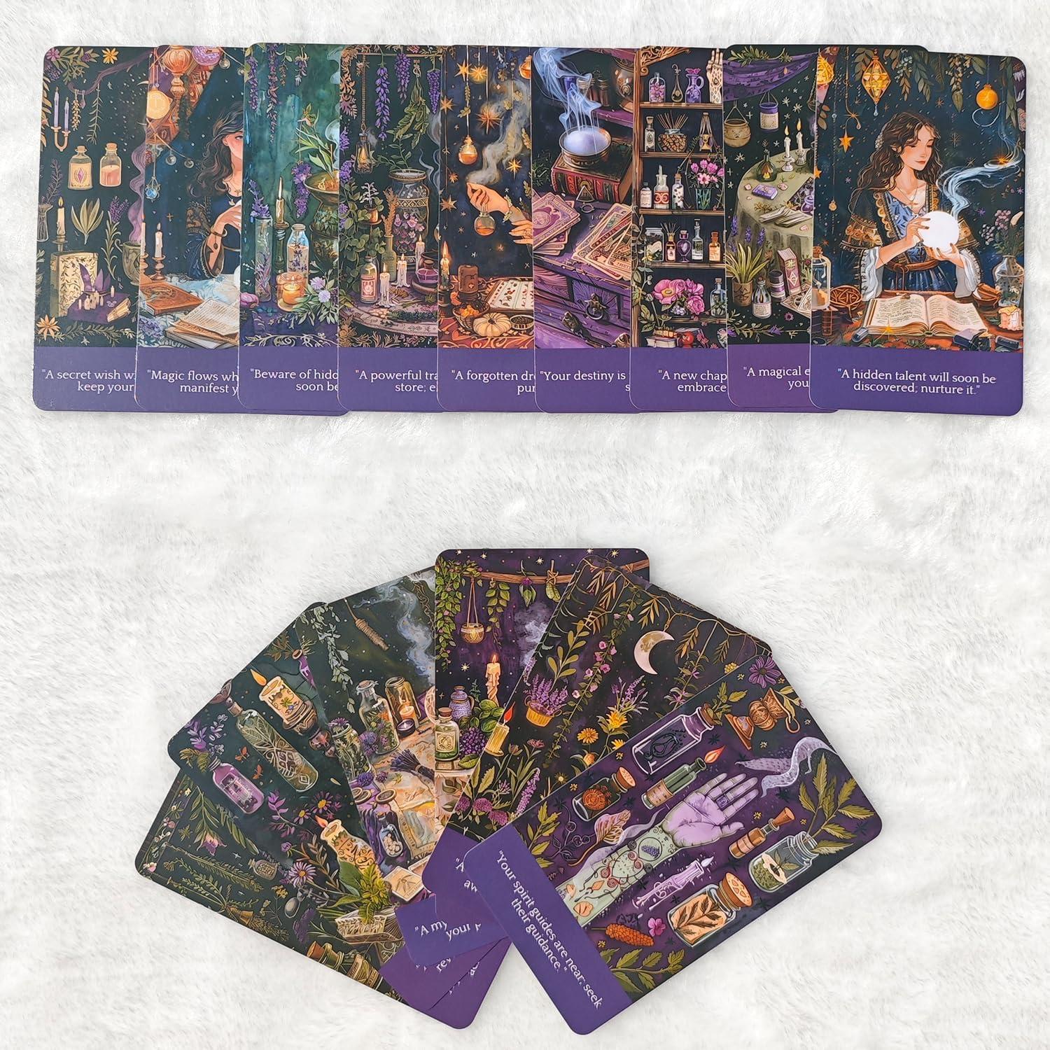 Cartas Oráculo de Adivinación Han Yu Bowen - 56 cartas 12.7x6.9cm