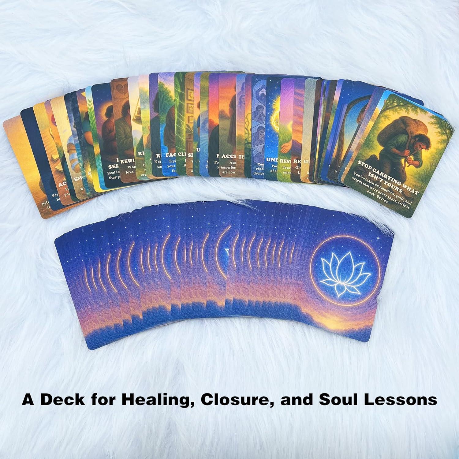 Cartas Oráculo de Sanación Kármica DPEHAKMK - 75 Cartas