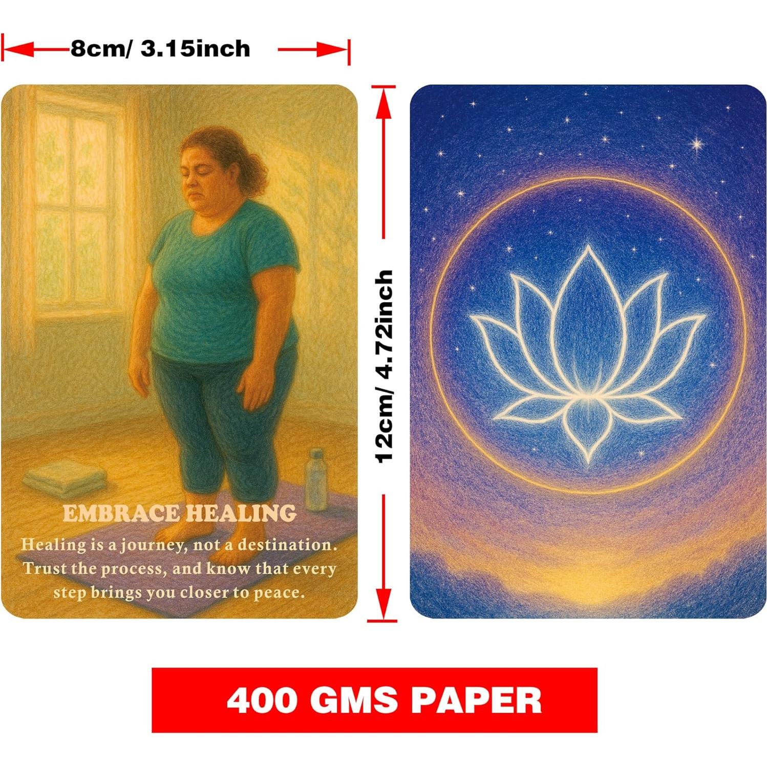 Cartas Oráculo de Sanación Kármica DPEHAKMK - 75 Cartas