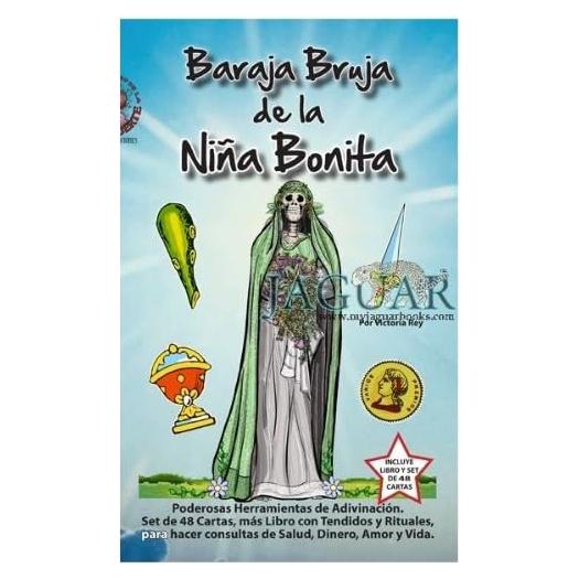 Baraja Bruja de la Santa Muerte con Libro de Rituales