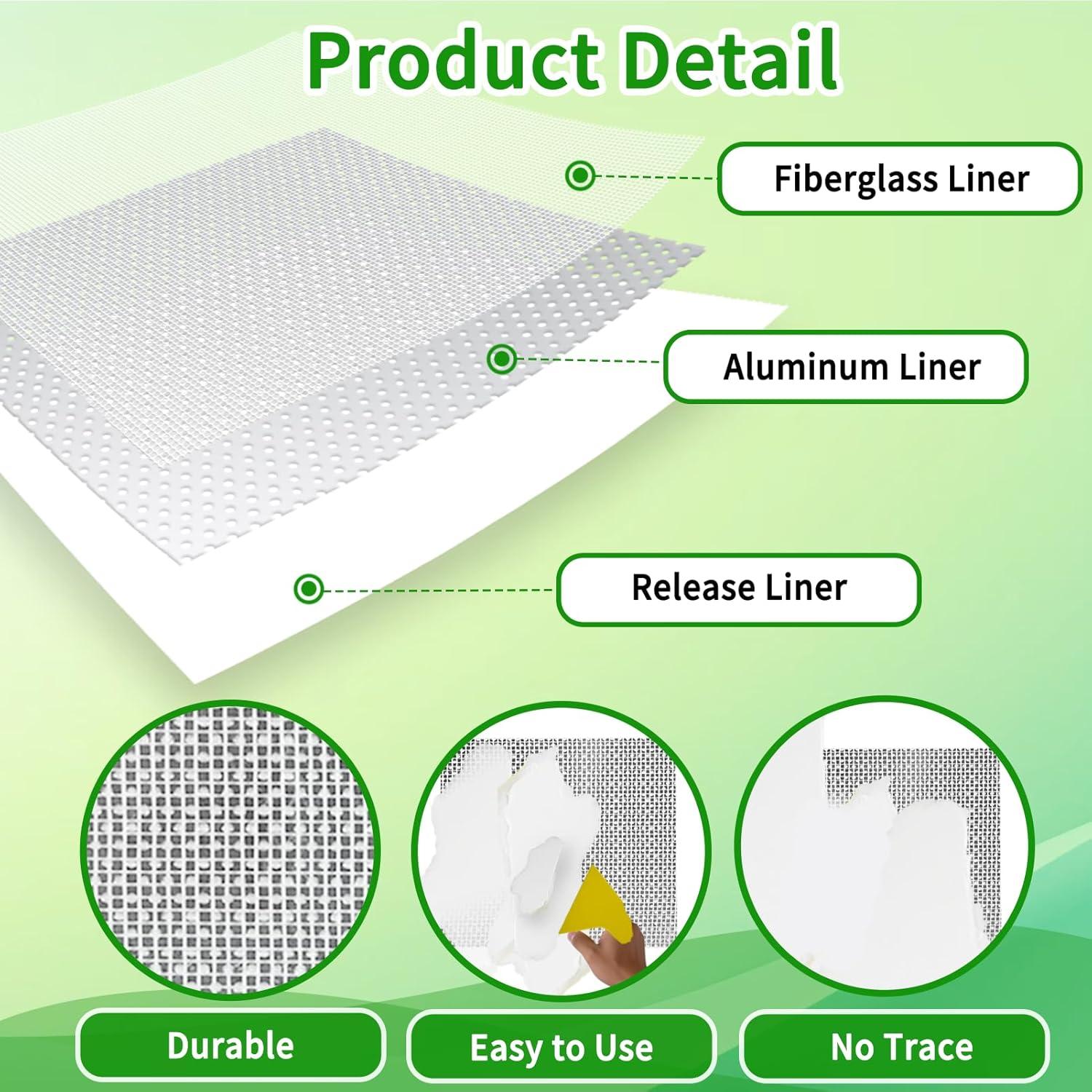 Kit de Reparación de Paneles de Yeso Genérico 8 Unidades 10 Minutos