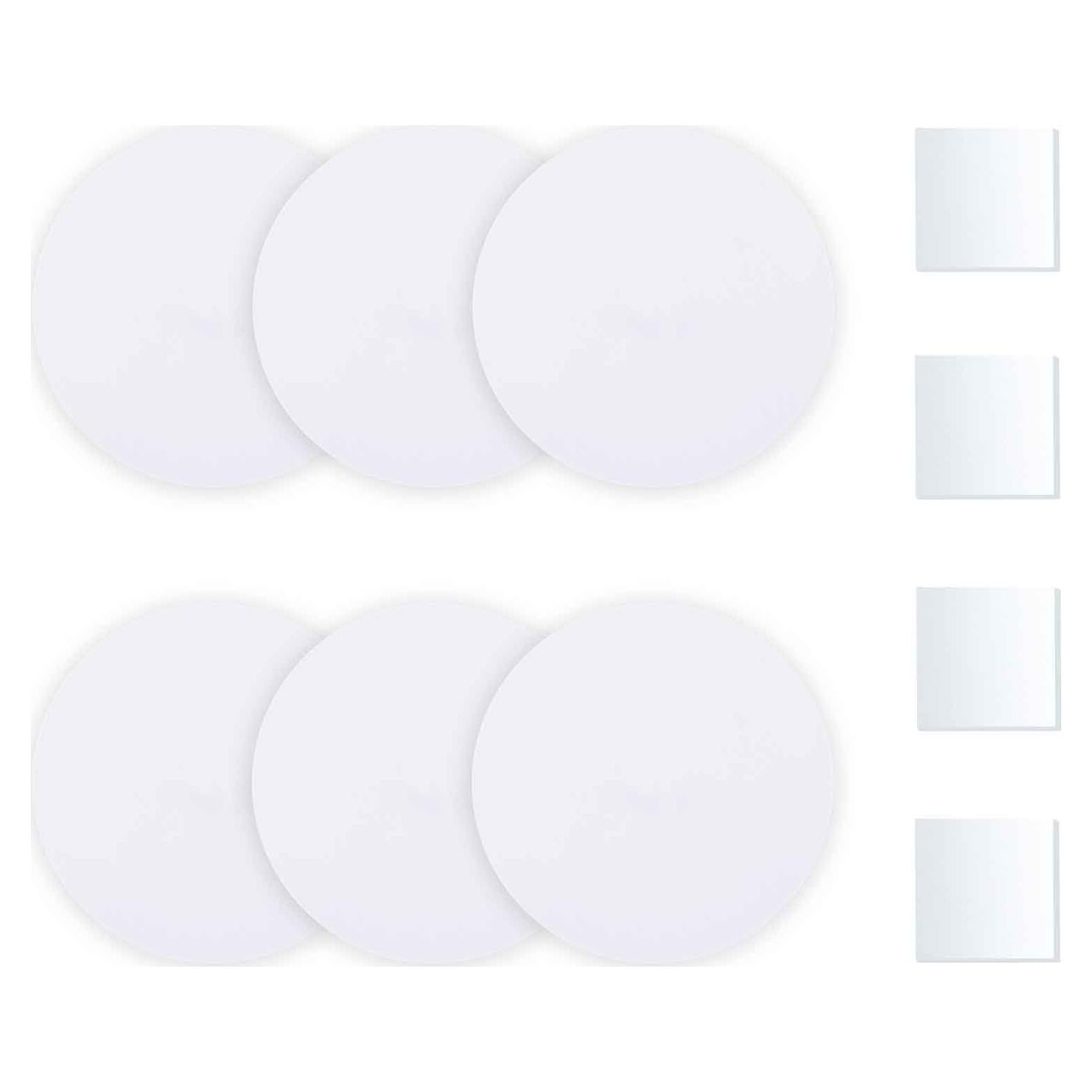 Kit de Reparación de Placas de Cubierta Redondas UFURMATE 6Pcs 12.7cm