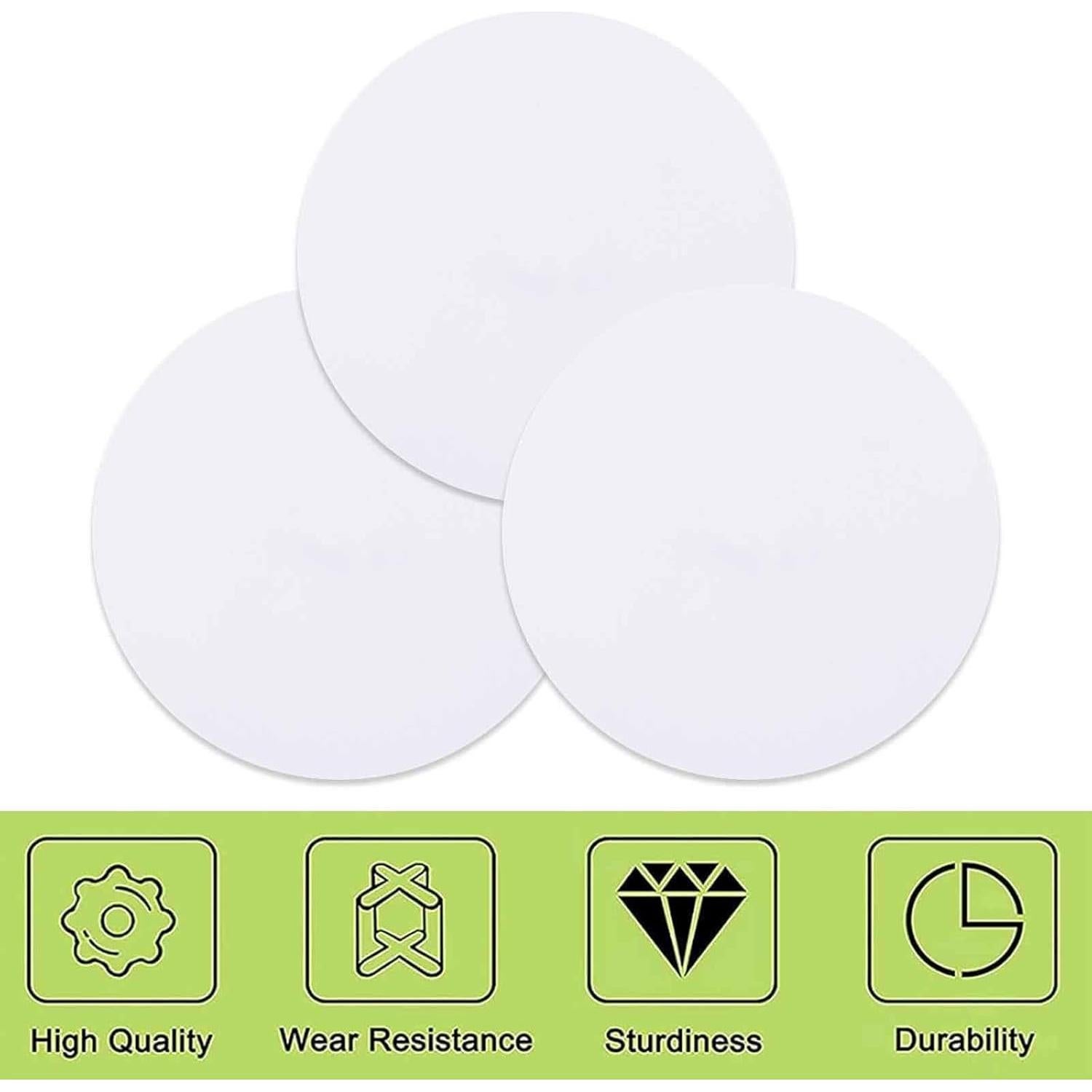 Kit de Reparación de Placas de Cubierta Redondas UFURMATE 6Pcs 12.7cm