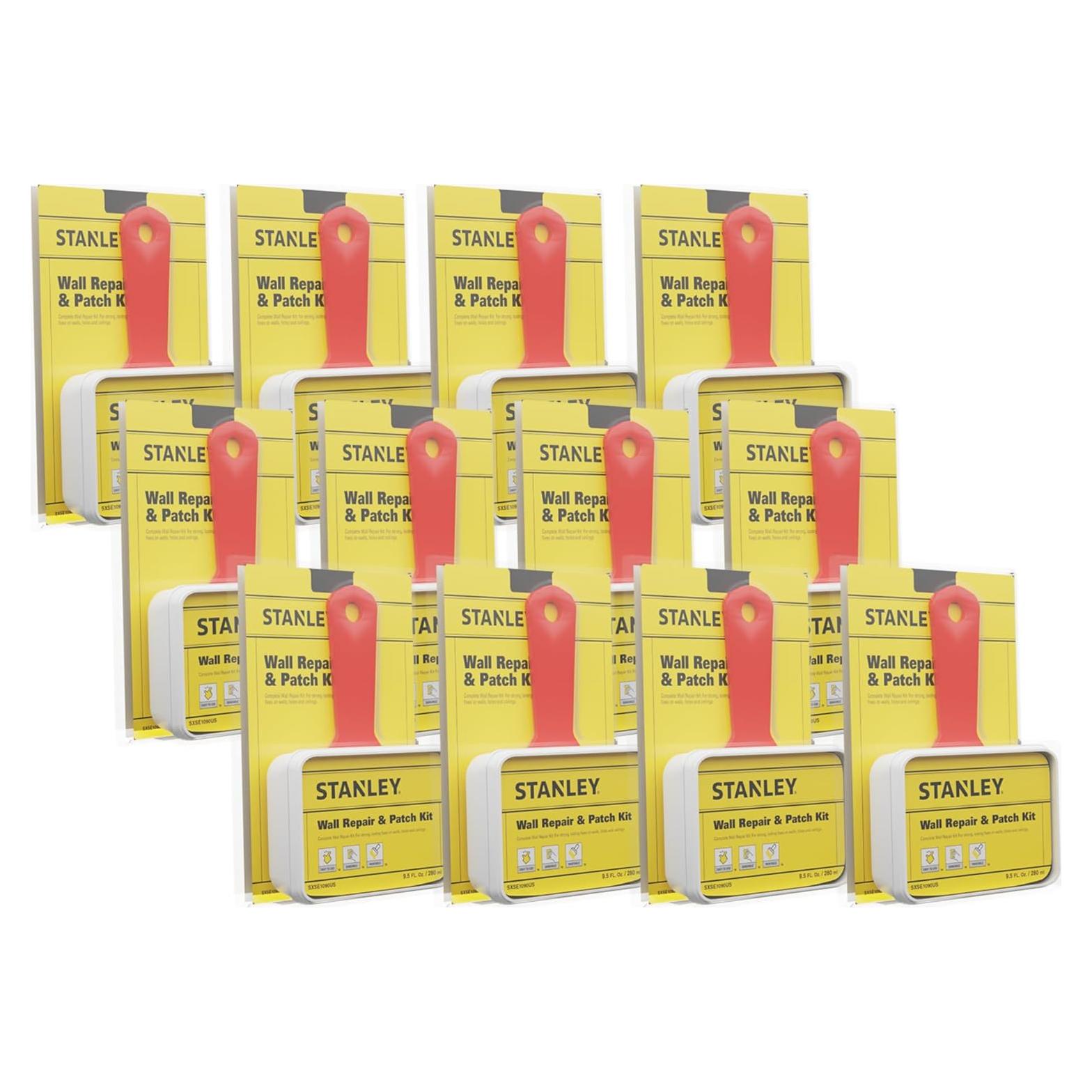Kit de Reparación de Paneles de Yeso Stanley - 12 Paquete