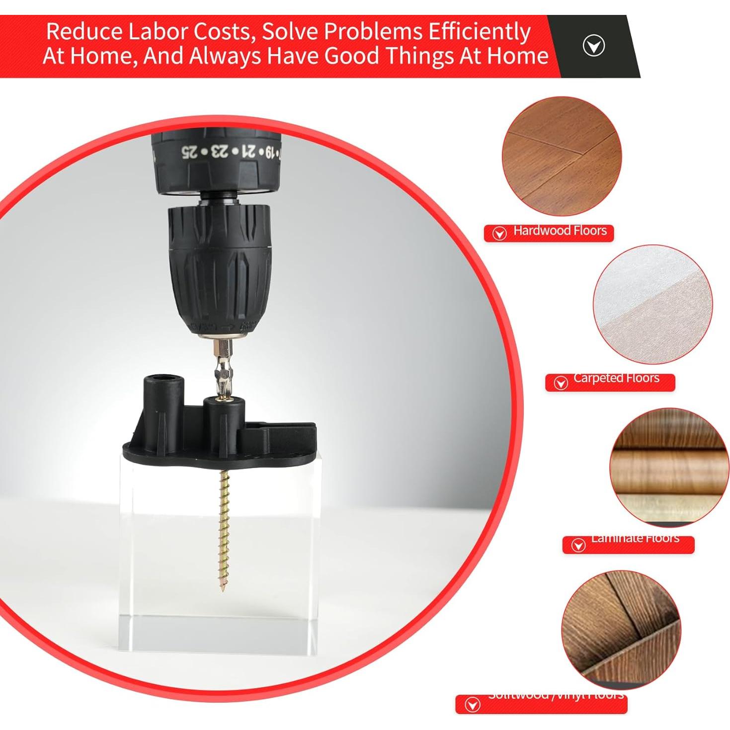 Kit de Reparación de Pisos Northlet - 50 Tornillos y 5 Herramientas