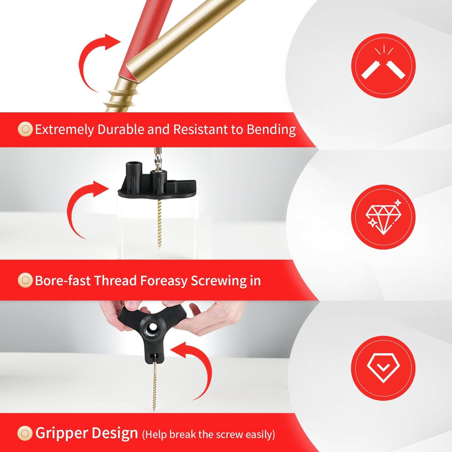 Kit de Reparación de Pisos Northlet - 50 Tornillos y 5 Herramientas