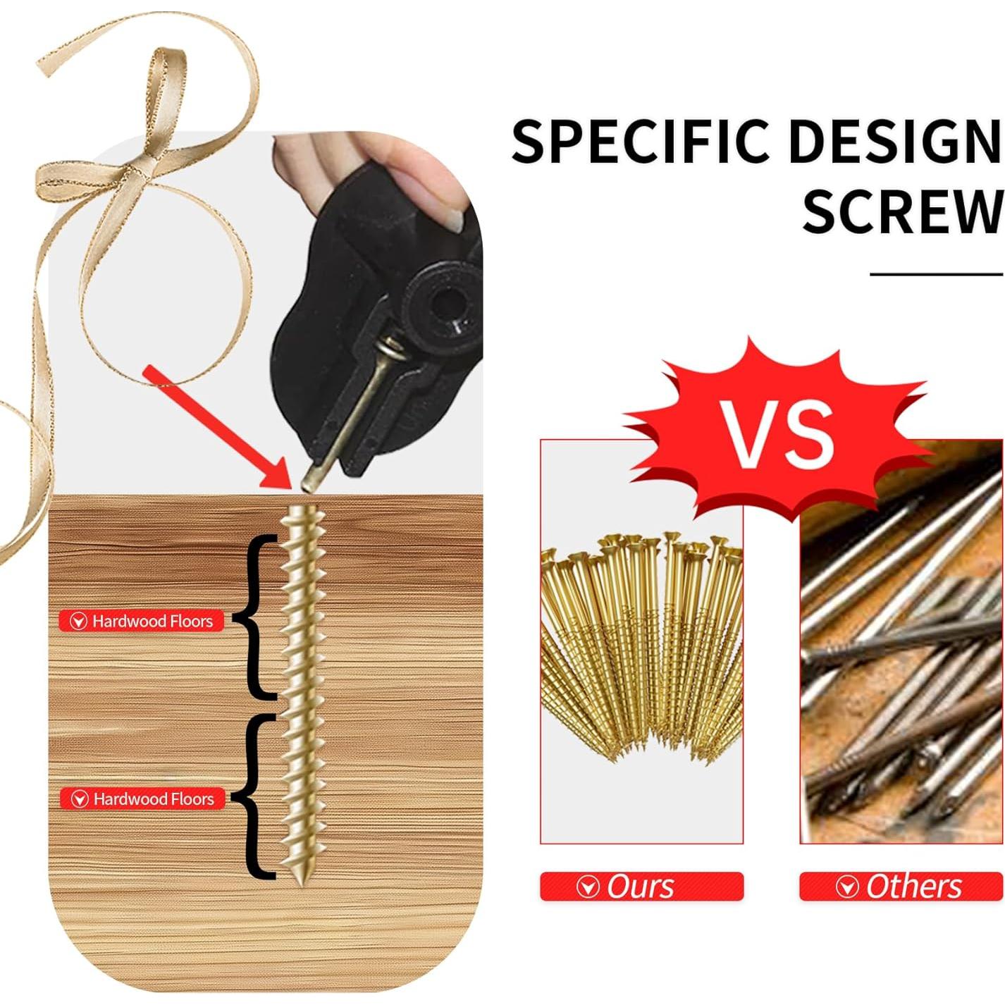 Kit de Reparación de Pisos Northlet - 50 Tornillos y 5 Herramientas