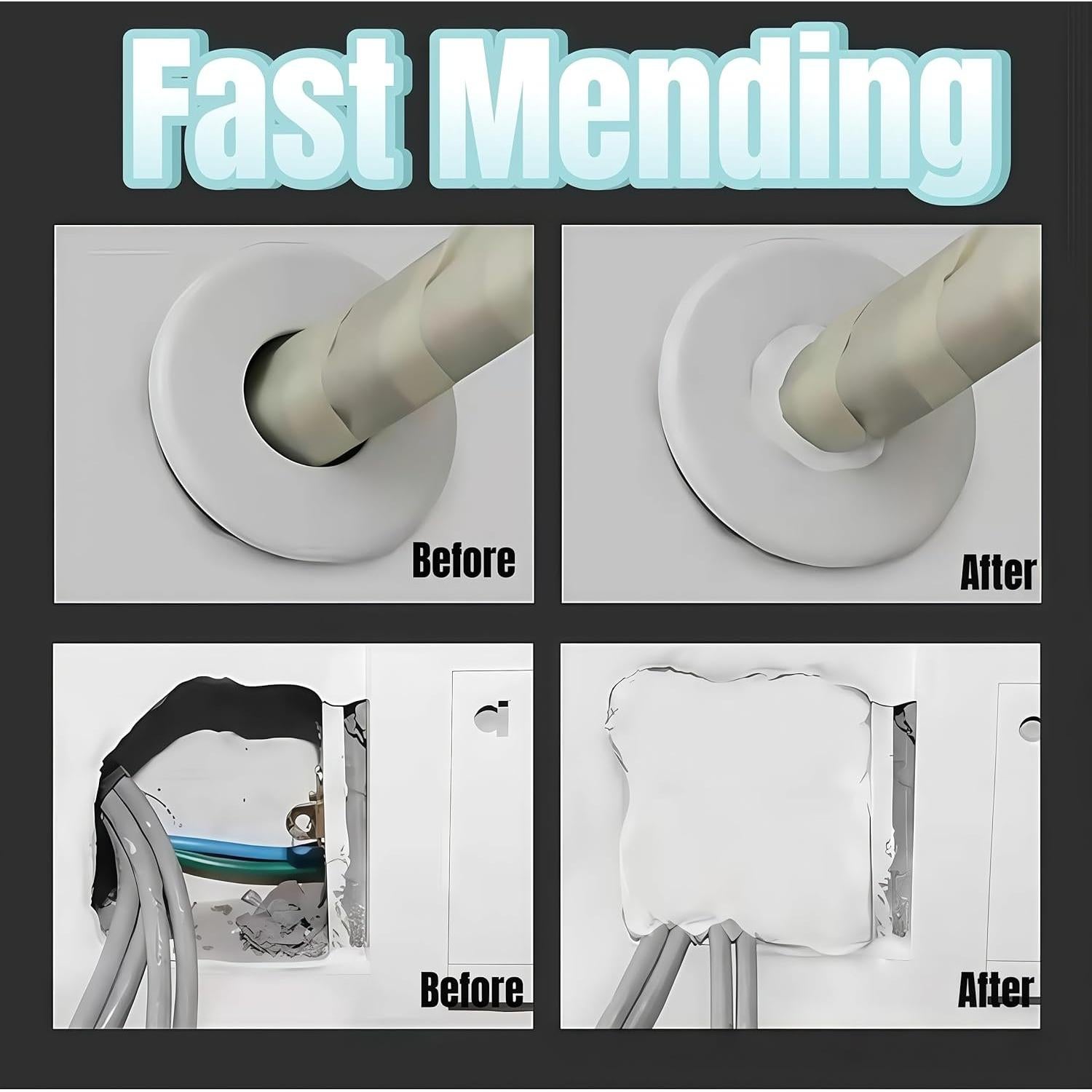 Masilla Selladora Impermeable Genérica 240g para Fontanería